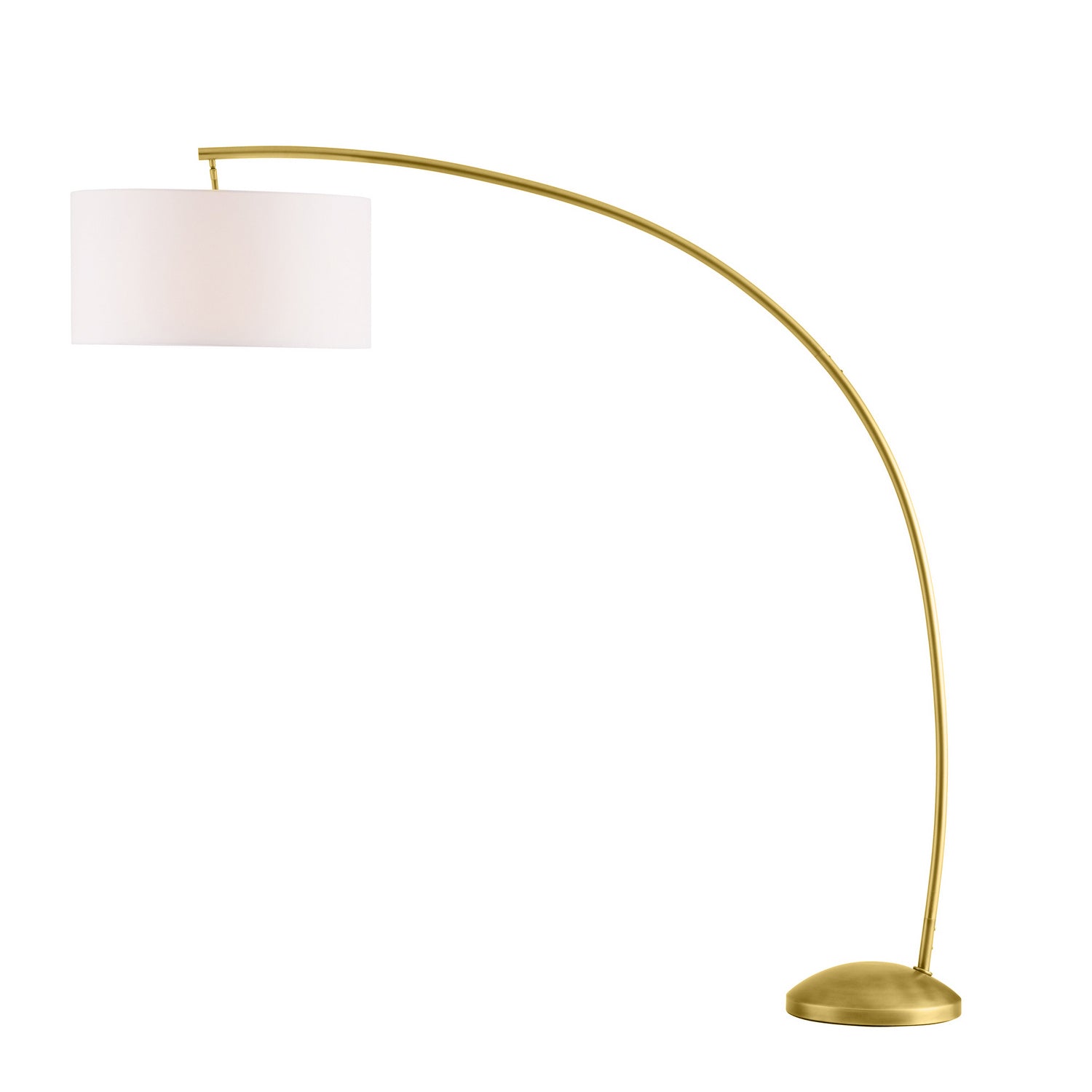 One Light Floor Lamp from the Naples collection in Antique Brass finish
