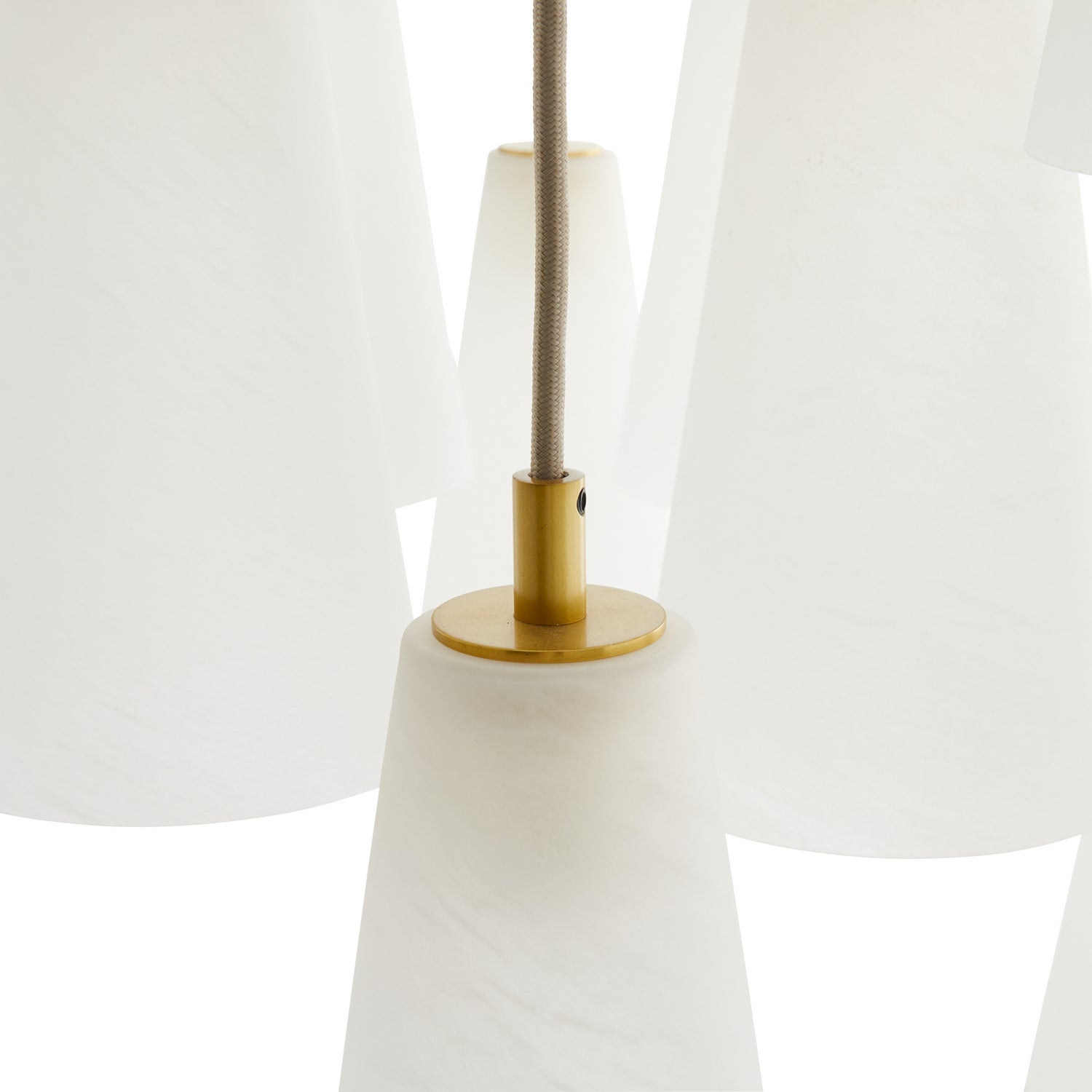 18 Light Chandelier from the Mika collection in Opal Swirl finish