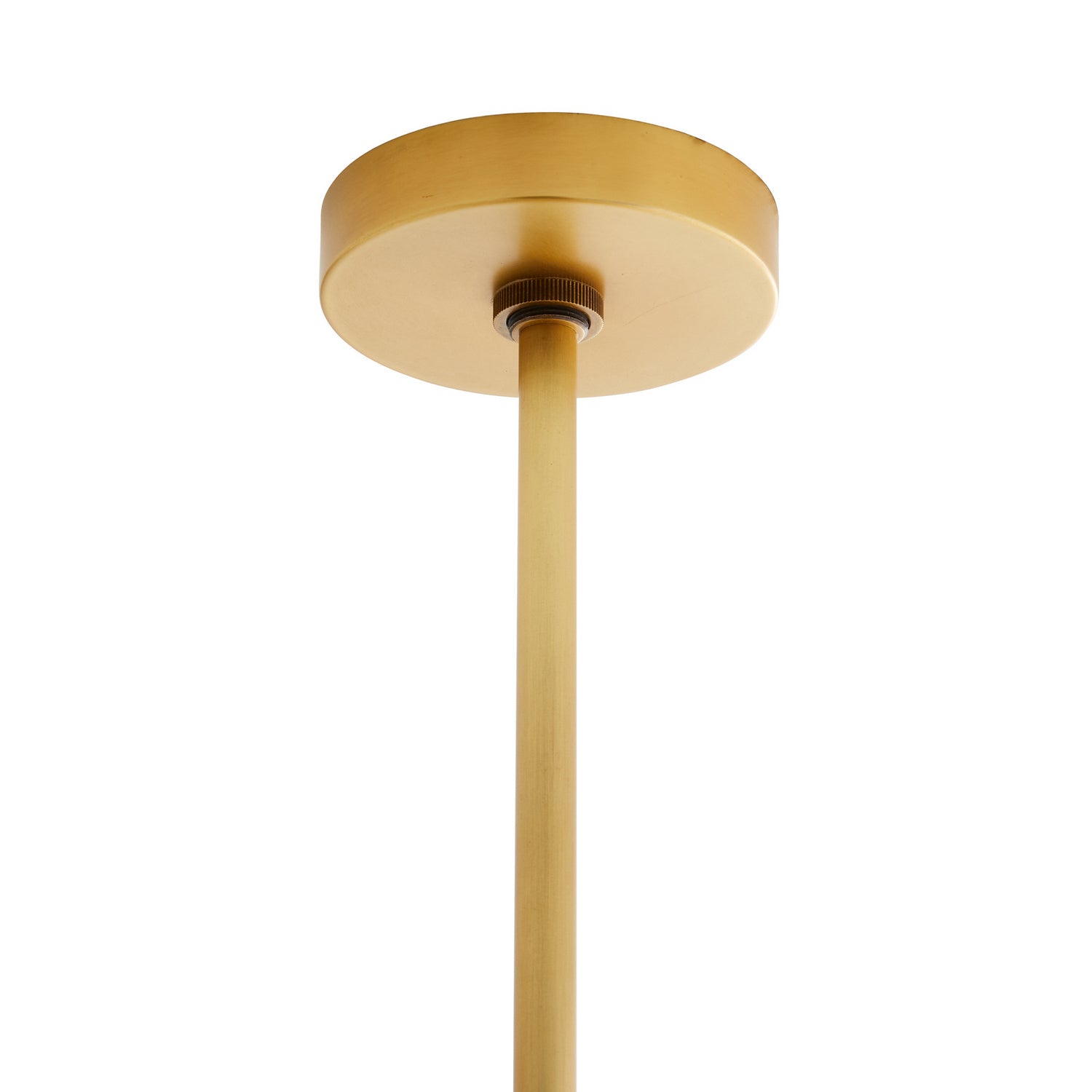 One Light Chandelier from the Mira collection in Antique Brass finish