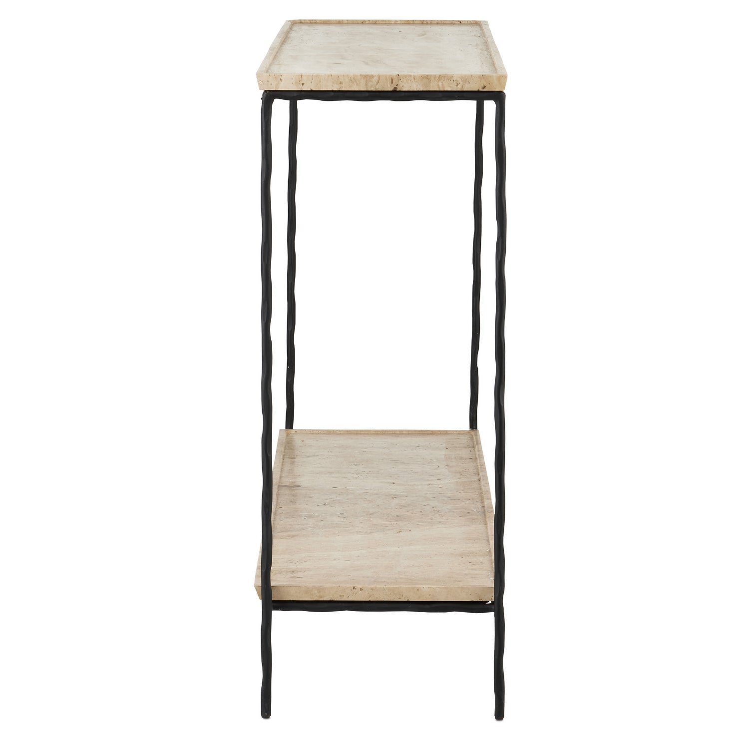 Console Table from the Boyles collection in Natural/Black finish