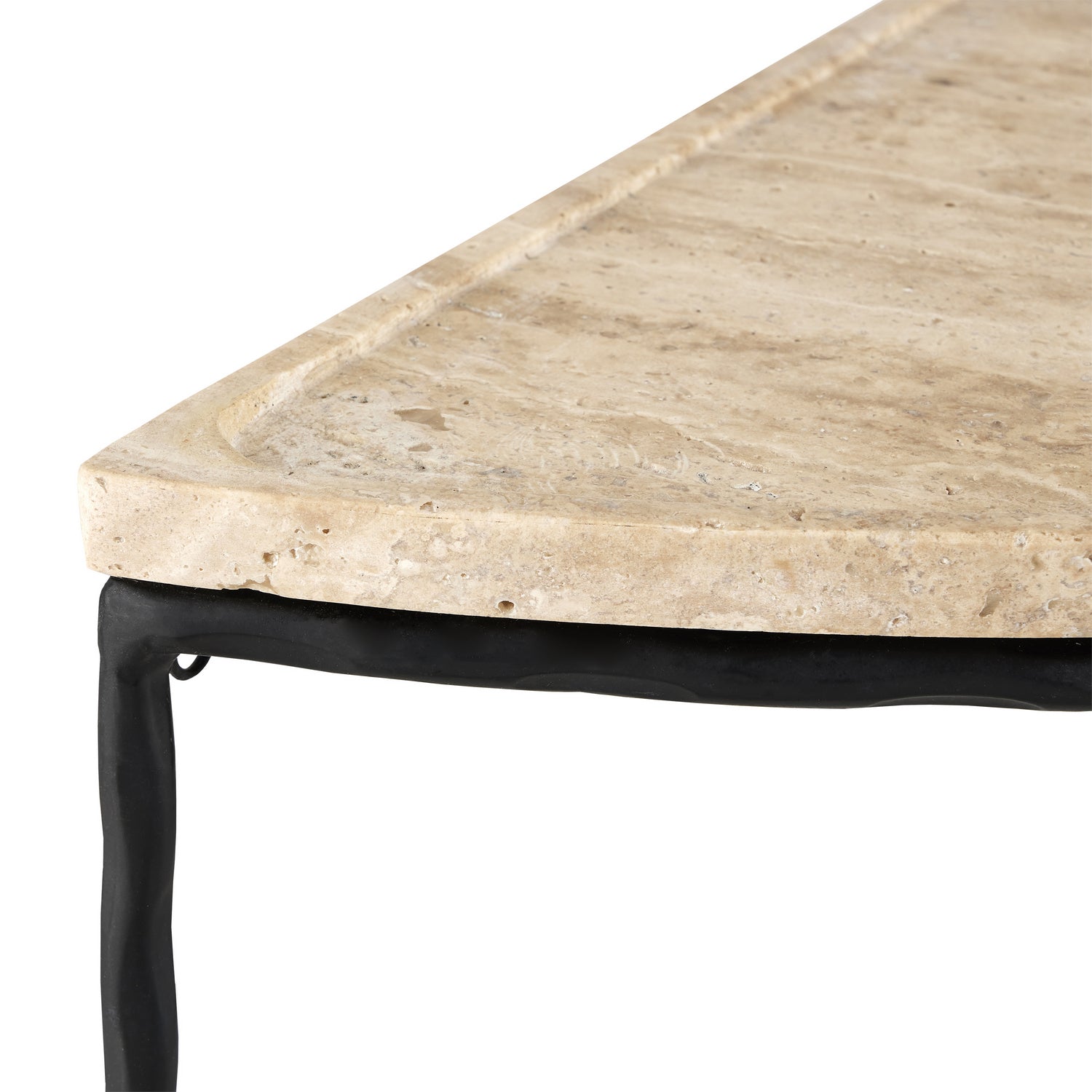 Demi-Lune from the Boyles collection in Natural/Black finish
