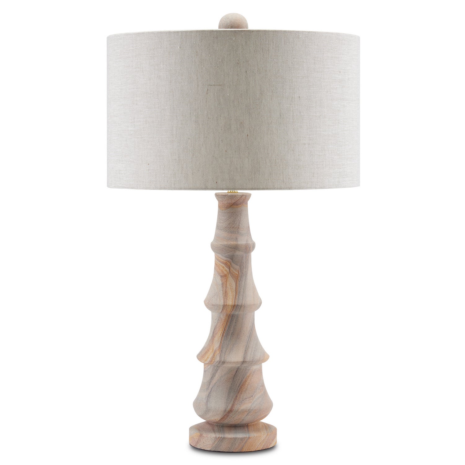 One Light Table Lamp from the Petra collection in Natural/Multi-Color finish