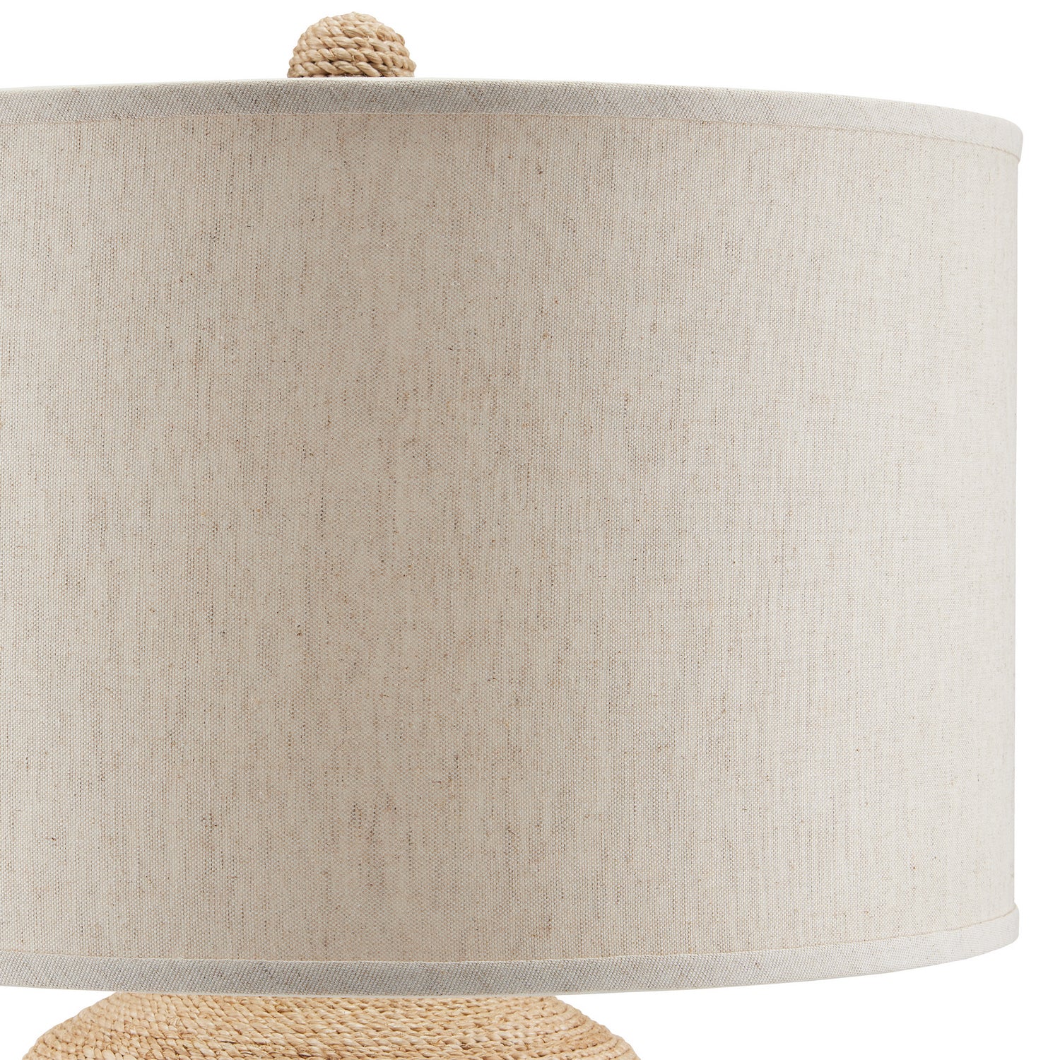 One Light Table Lamp from the Kavala collection in Natural Abaca Rope/Satin Black finish