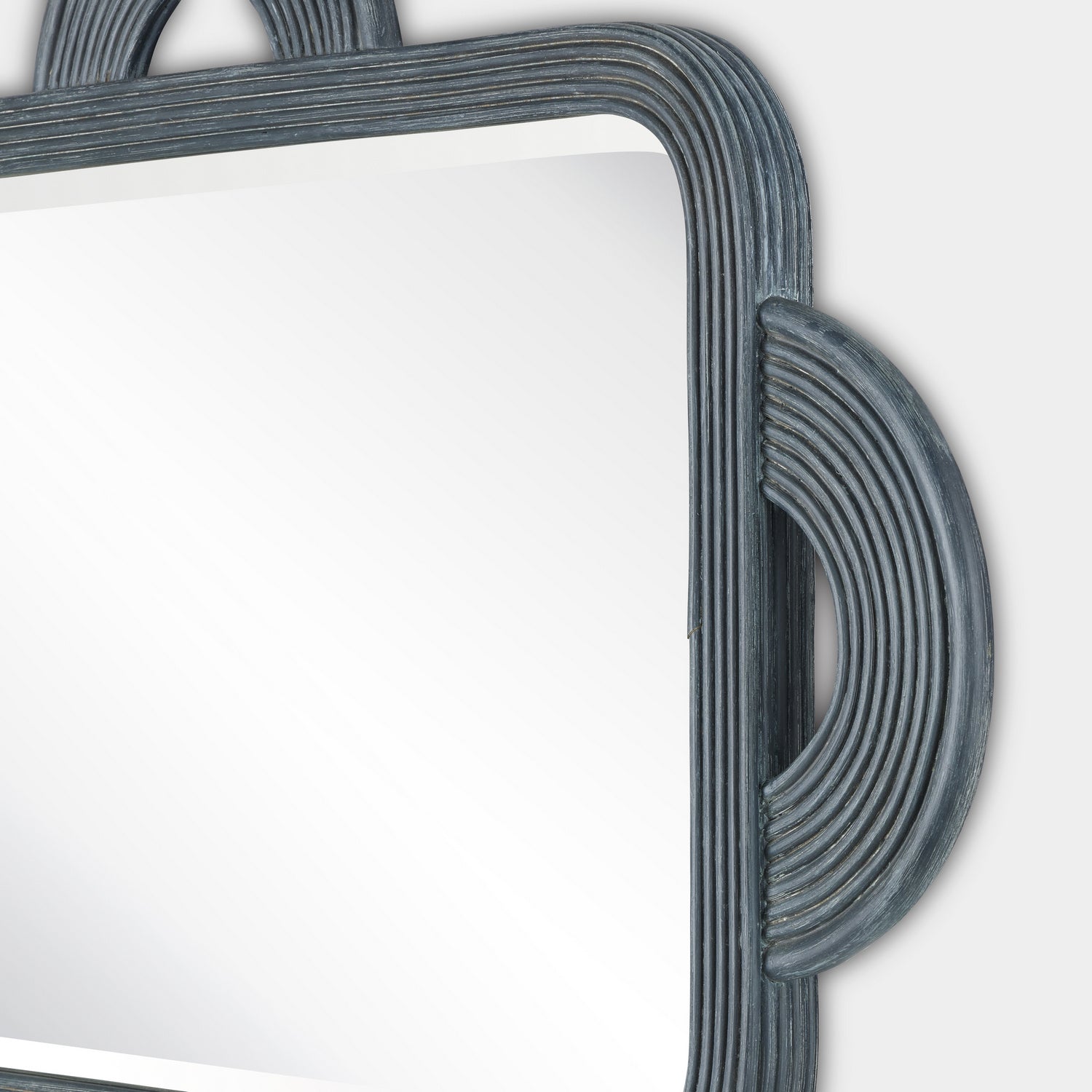 Mirror from the Santos collection in Vintage Navy/Mirror finish
