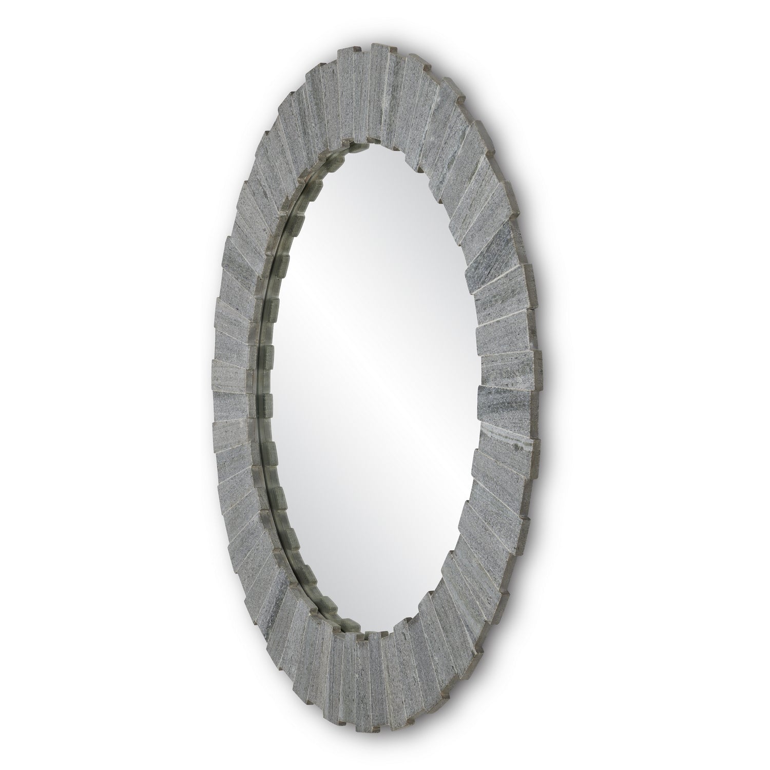 Mirror from the Dario collection in Gray/Mirror finish