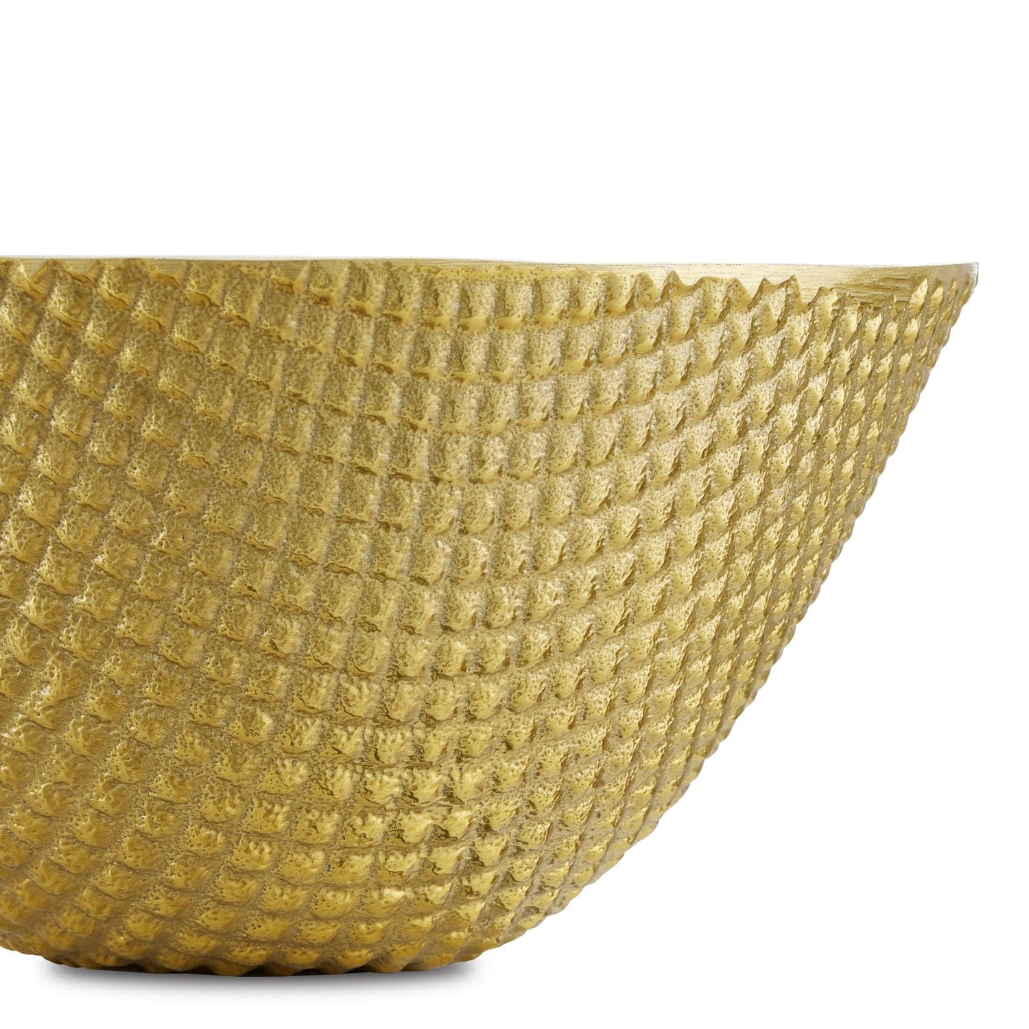 Bowl Set of 3 from the Banah collection in White/Gold finish