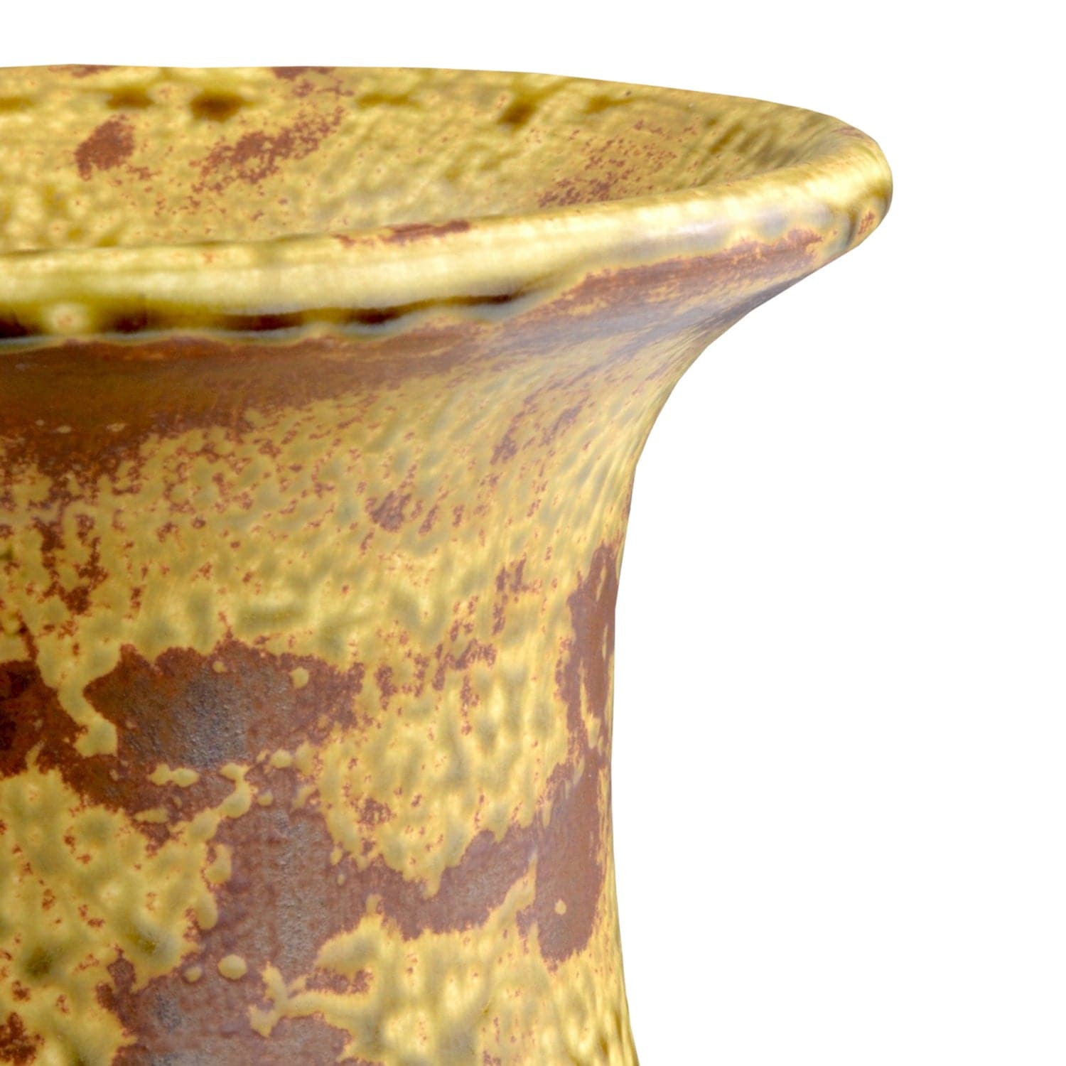 Vase Set of 3 from the Zlato collection in Yellow/Gold Brown finish