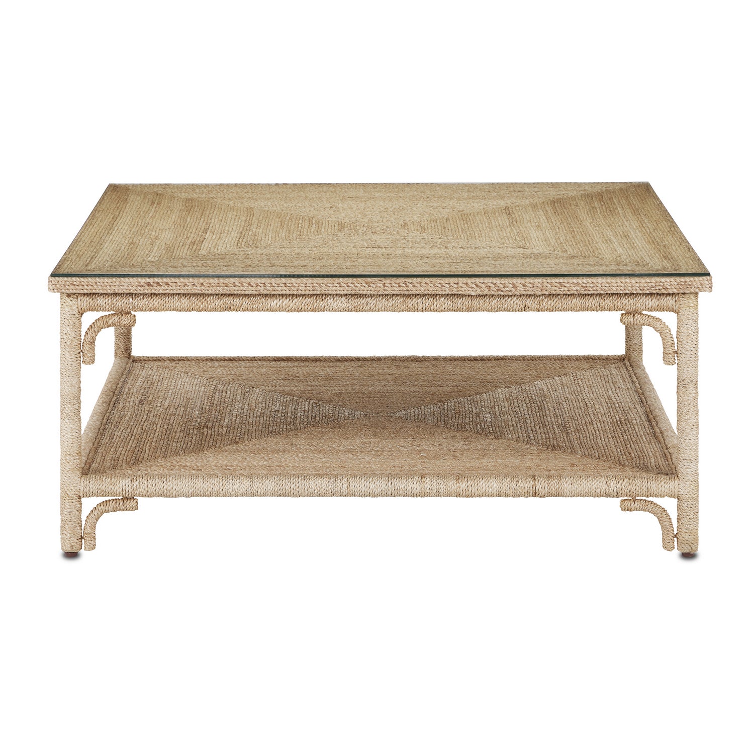 Cocktail Table from the Olisa collection in Natural/Clear finish