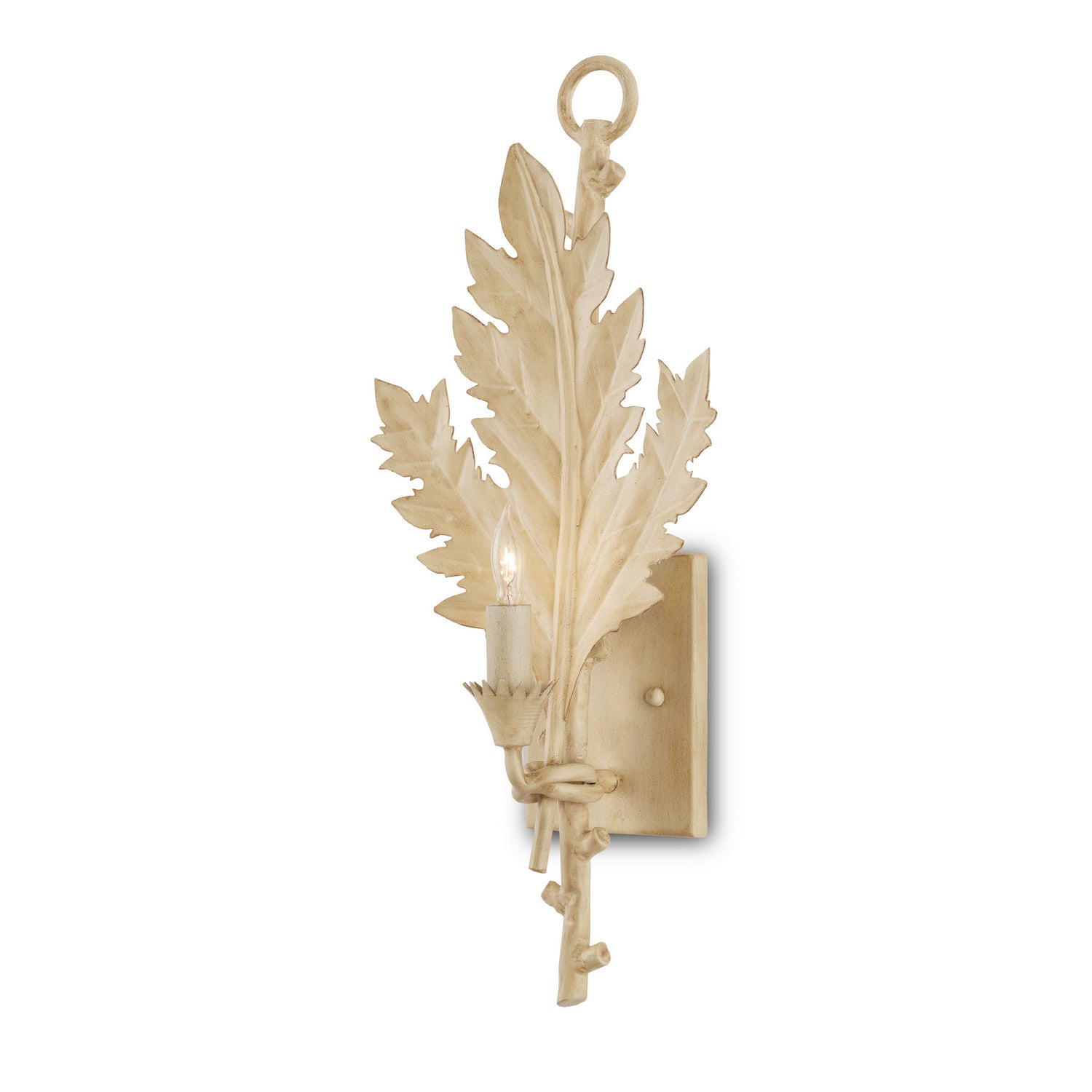 One Light Wall Sconce from the Bowthorpe collection in Coco Cream finish