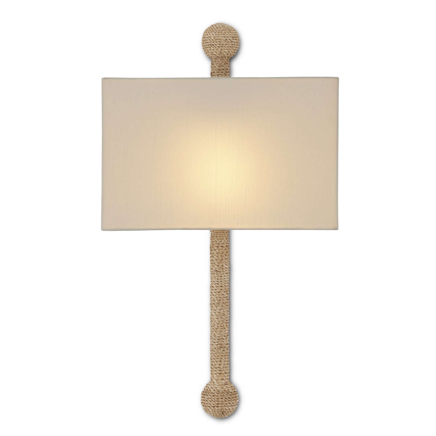 One Light Wall Sconce from the Senegal collection in Beige/Natural Rope finish
