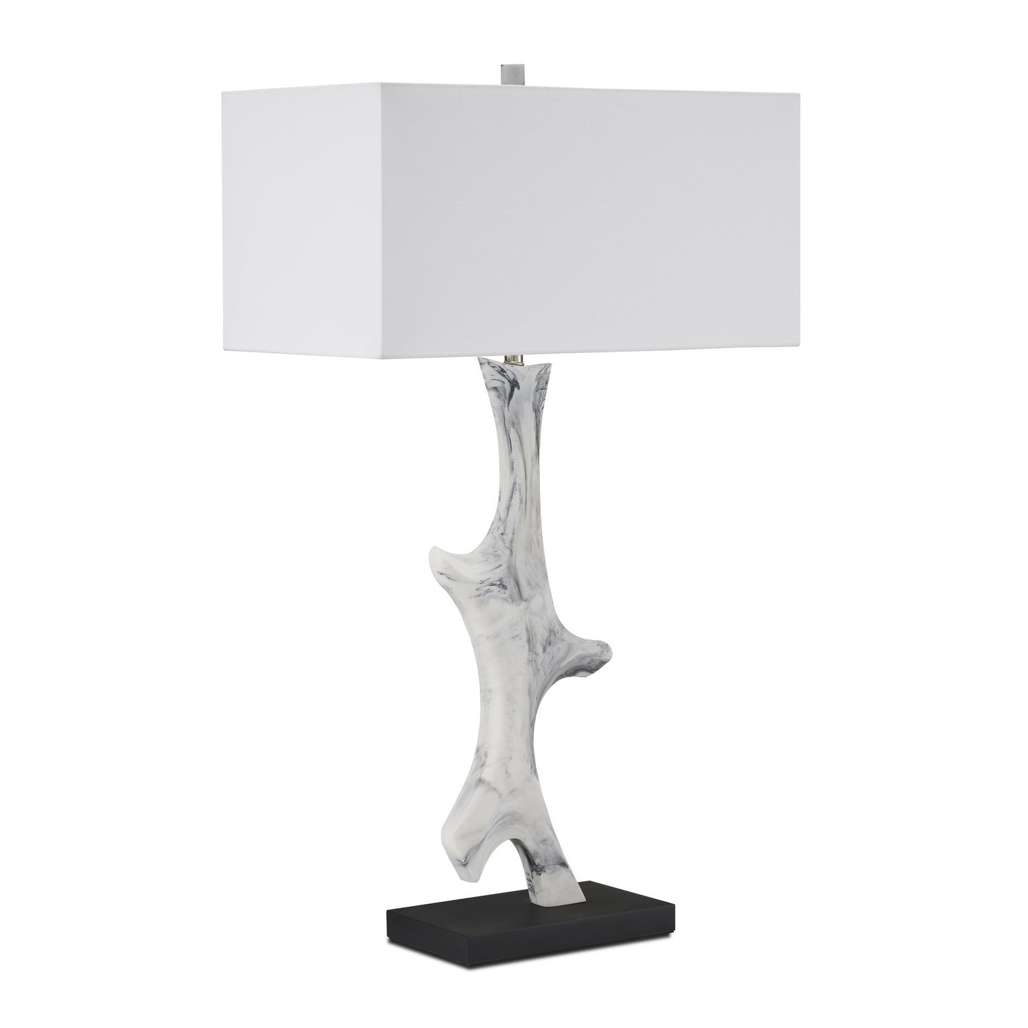 One Light Table Lamp from the Devant collection in White/Gray/Black finish