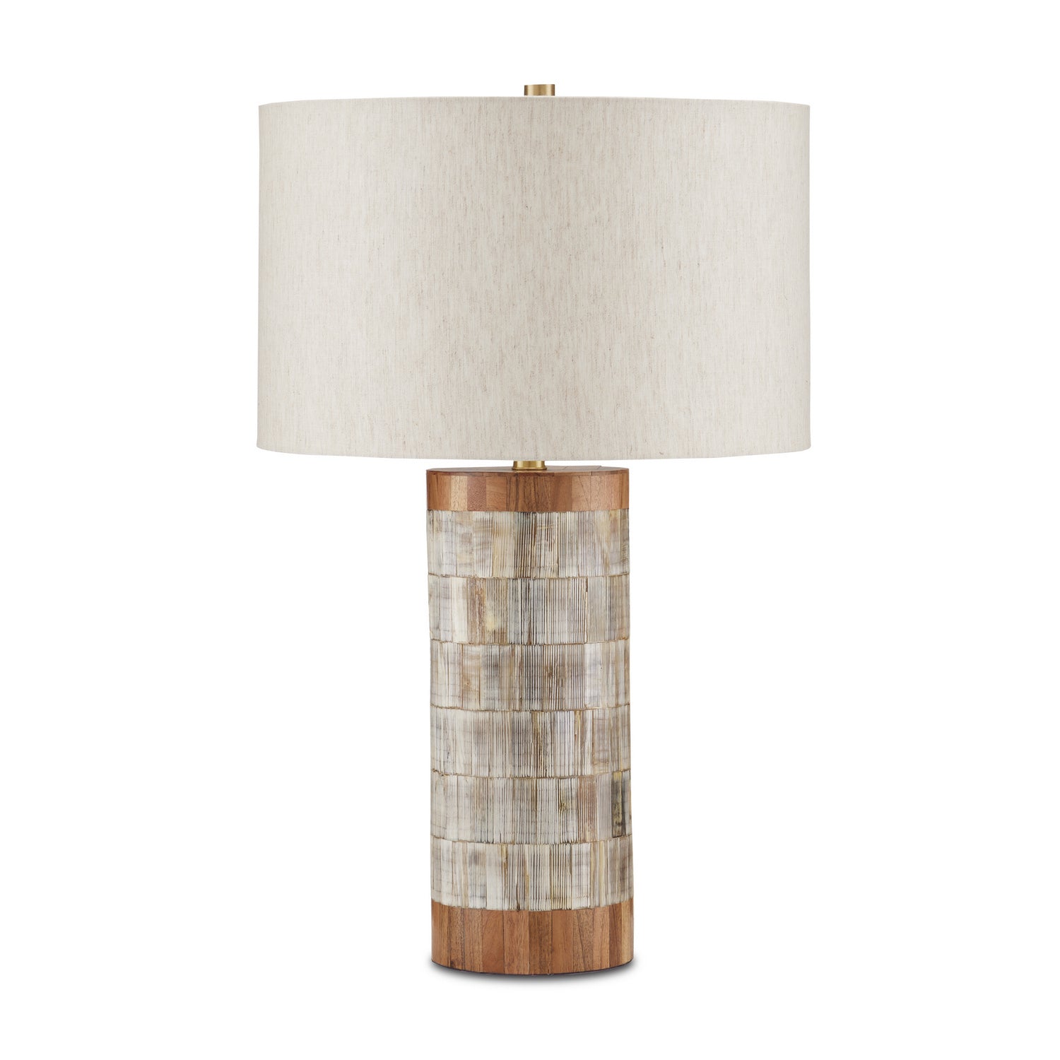 One Light Table Lamp from the Hyson collection in Natural/Brass finish