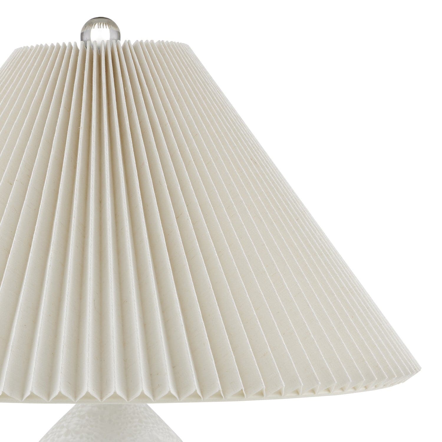 One Light Table Lamp from the Robineau collection in Off-White/Clear finish