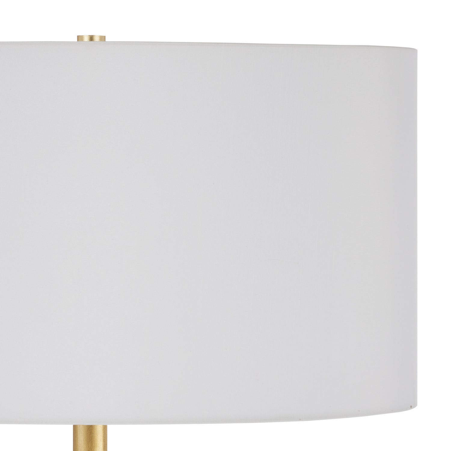 One Light Floor Lamp from the Marlene collection in Gold Leaf/White finish