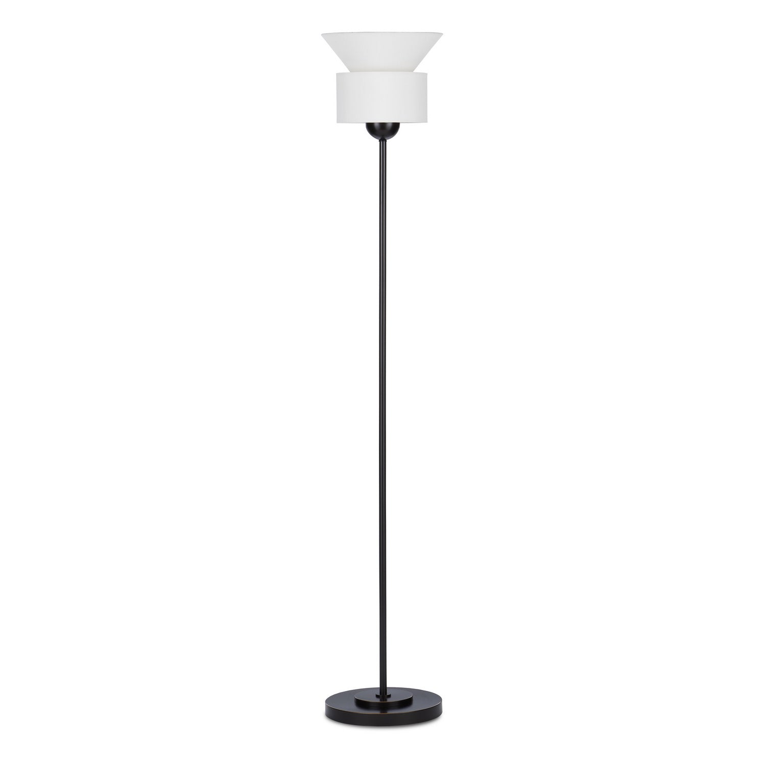 One Light Floor Lamp from the Bartram collection in Bronze finish