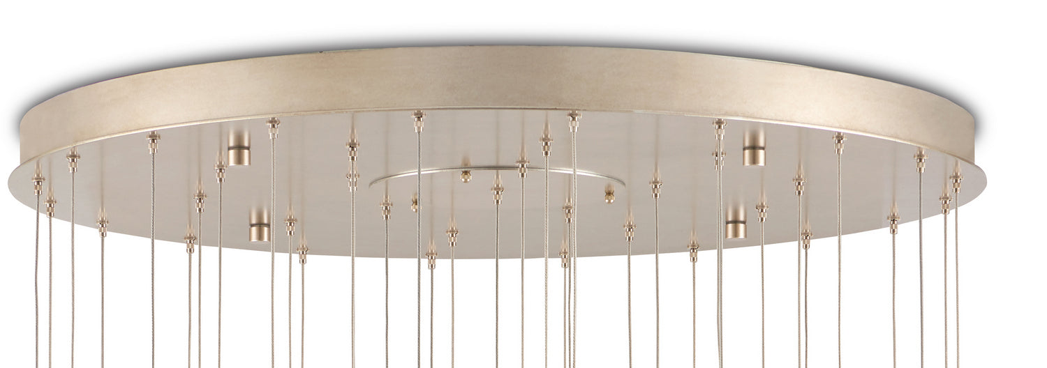 36 Light Pendant from the Pathos collection in Antique Silver/Antique Gold/Matte Charcoal/Silver finish