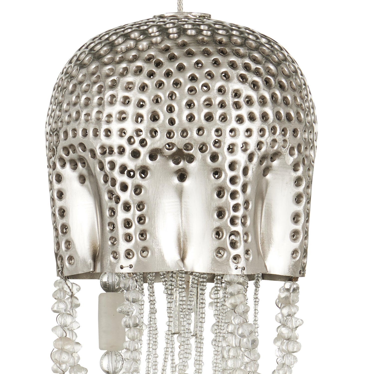36 Light Pendant from the Medusa collection in Nickel/Silver finish
