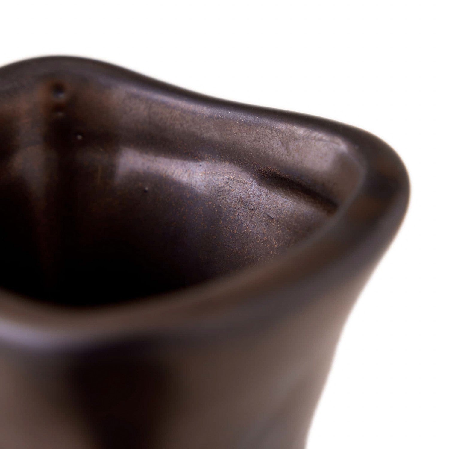Vase from the Tilbury collection in Gunmetal finish
