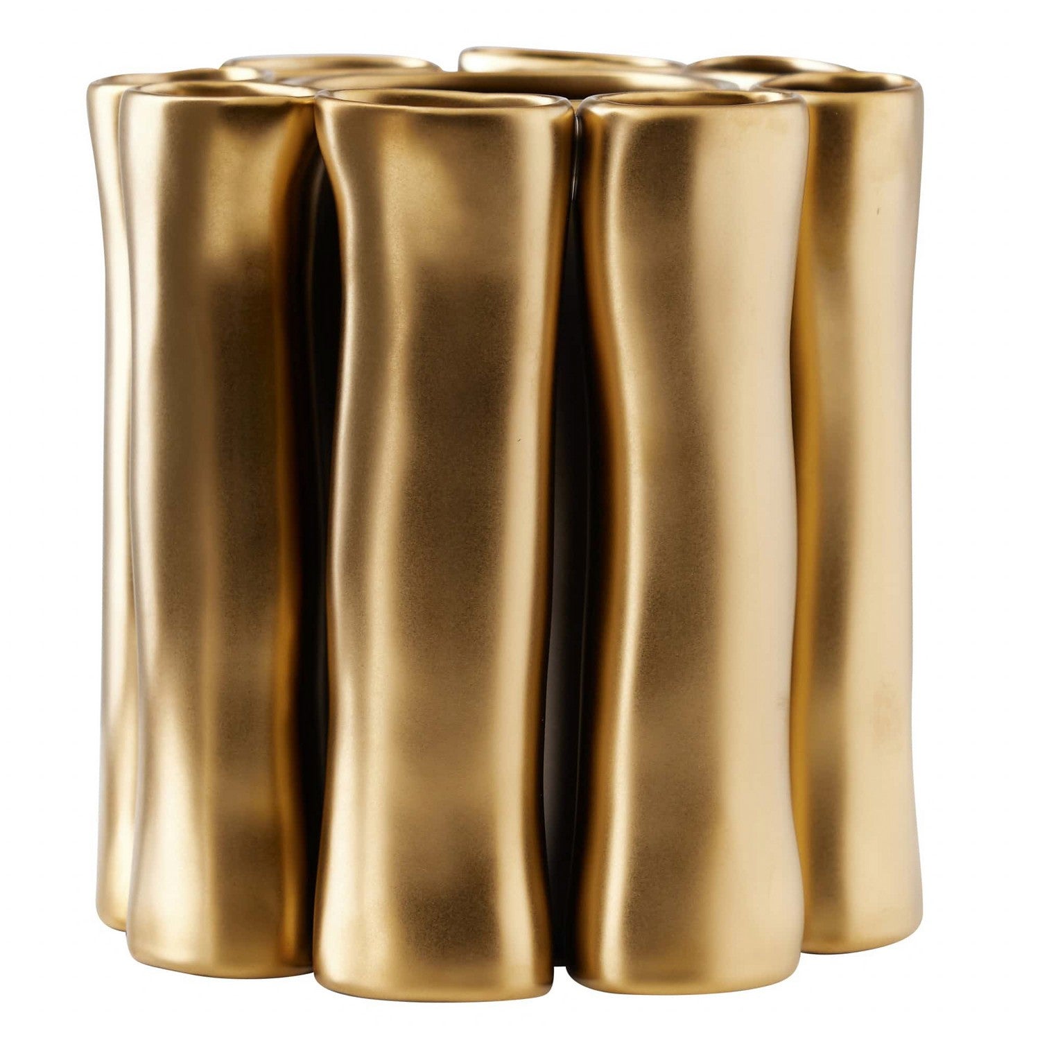 Vase from the Vescovi collection in Gold finish