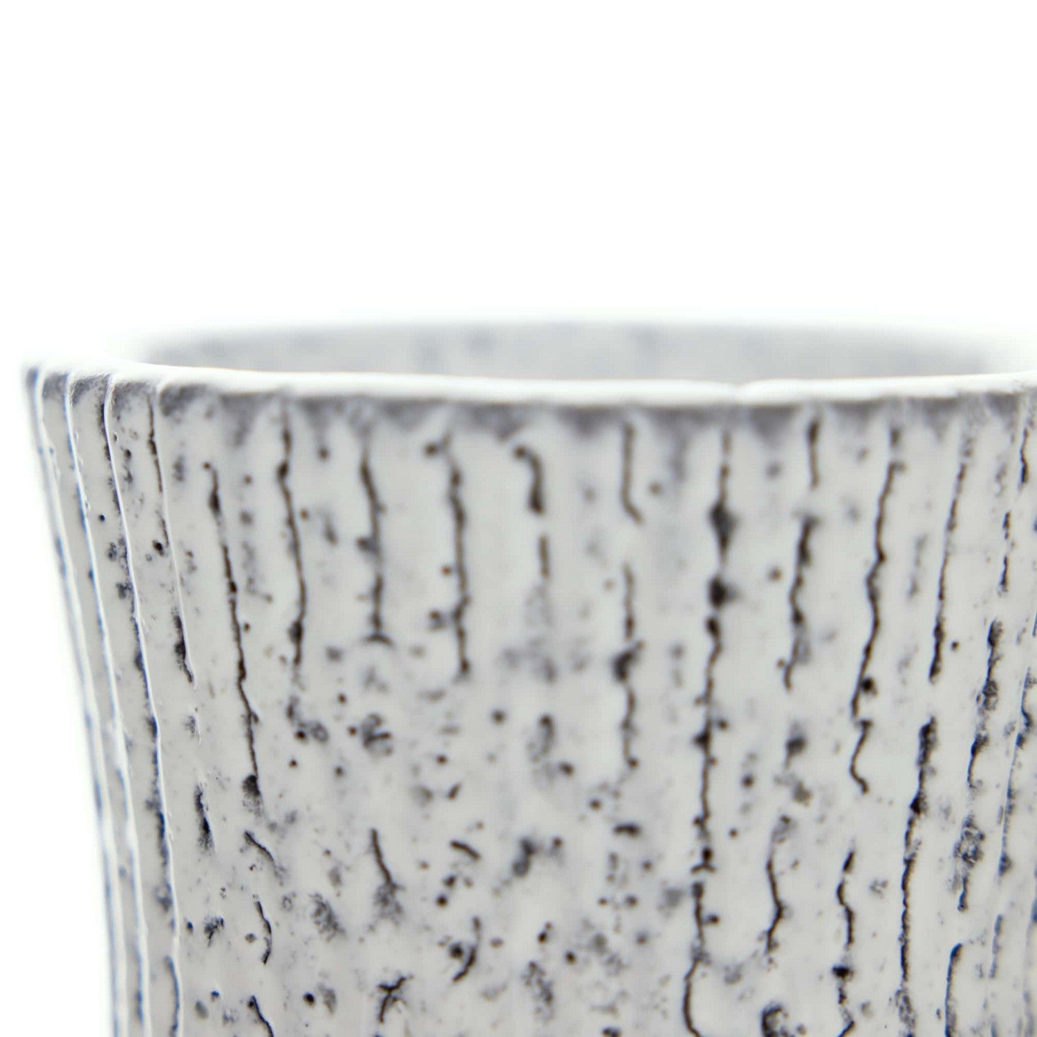 Vase from the Tilling collection in Ice Reactive finish