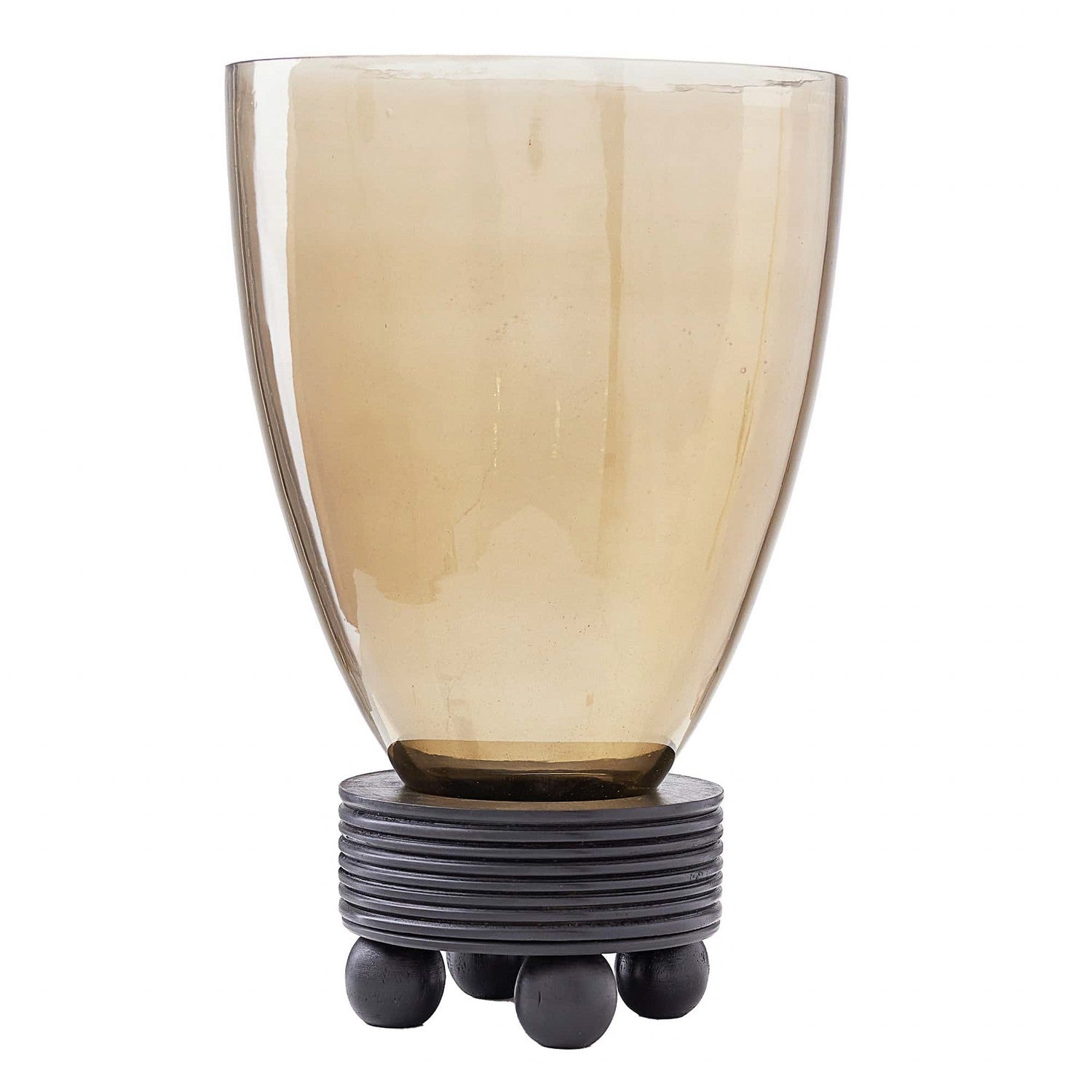 Vase from the Wendell collection in Smoke finish