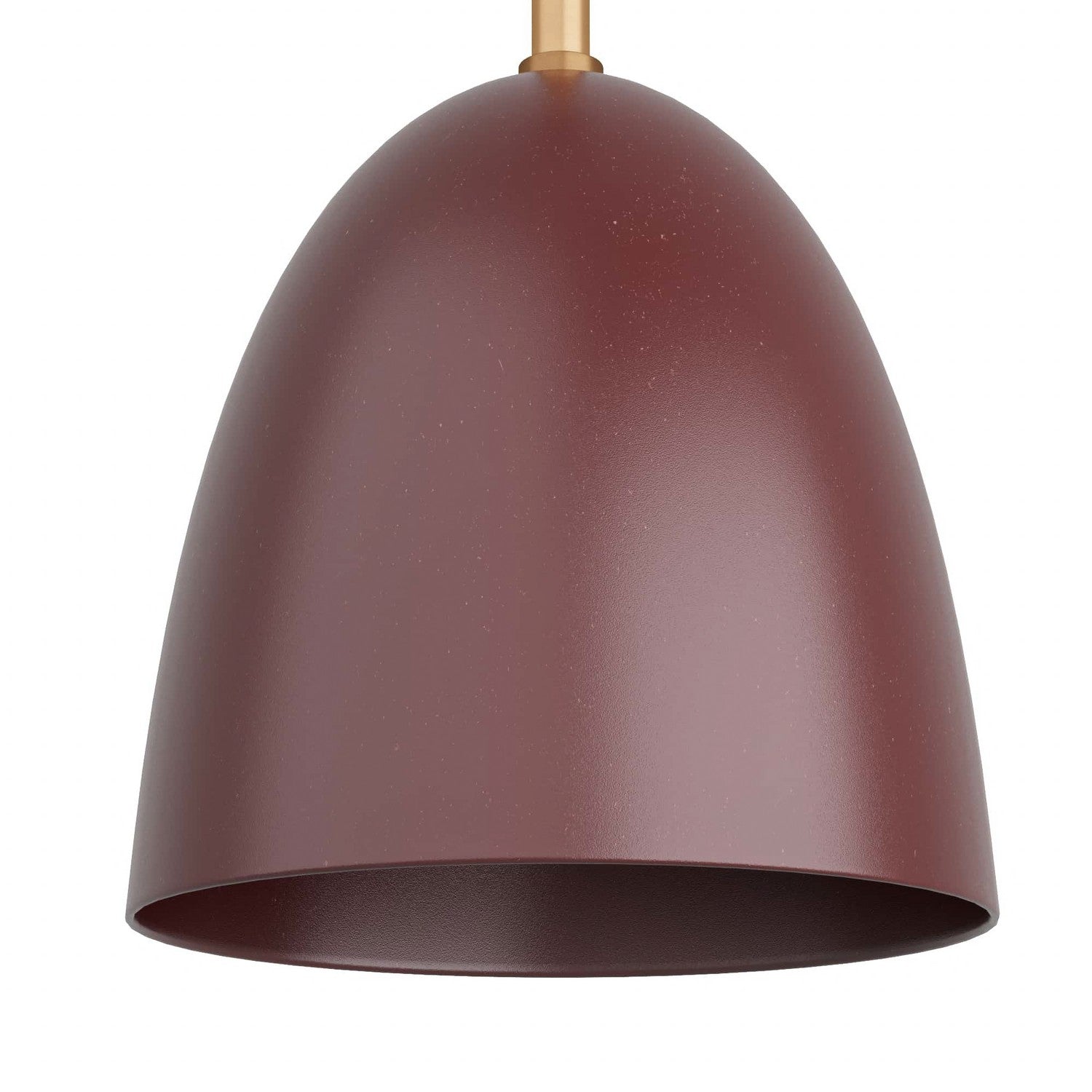 One Light Flush Mount from the Wade collection in Oxblood finish