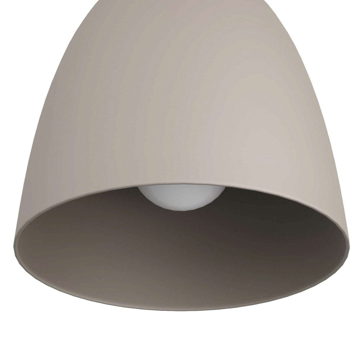 One Light Flush Mount from the Wade collection in Taupe finish