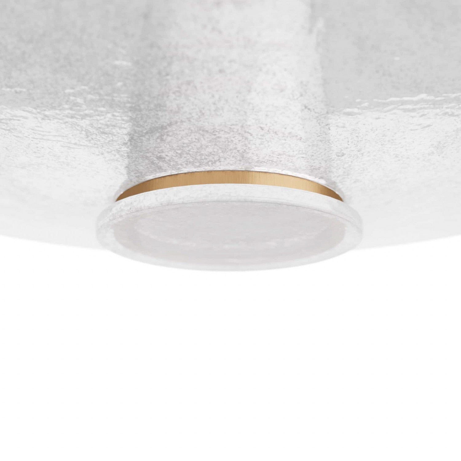 LED Flush Mount from the Vasili collection in Clear Seedy finish