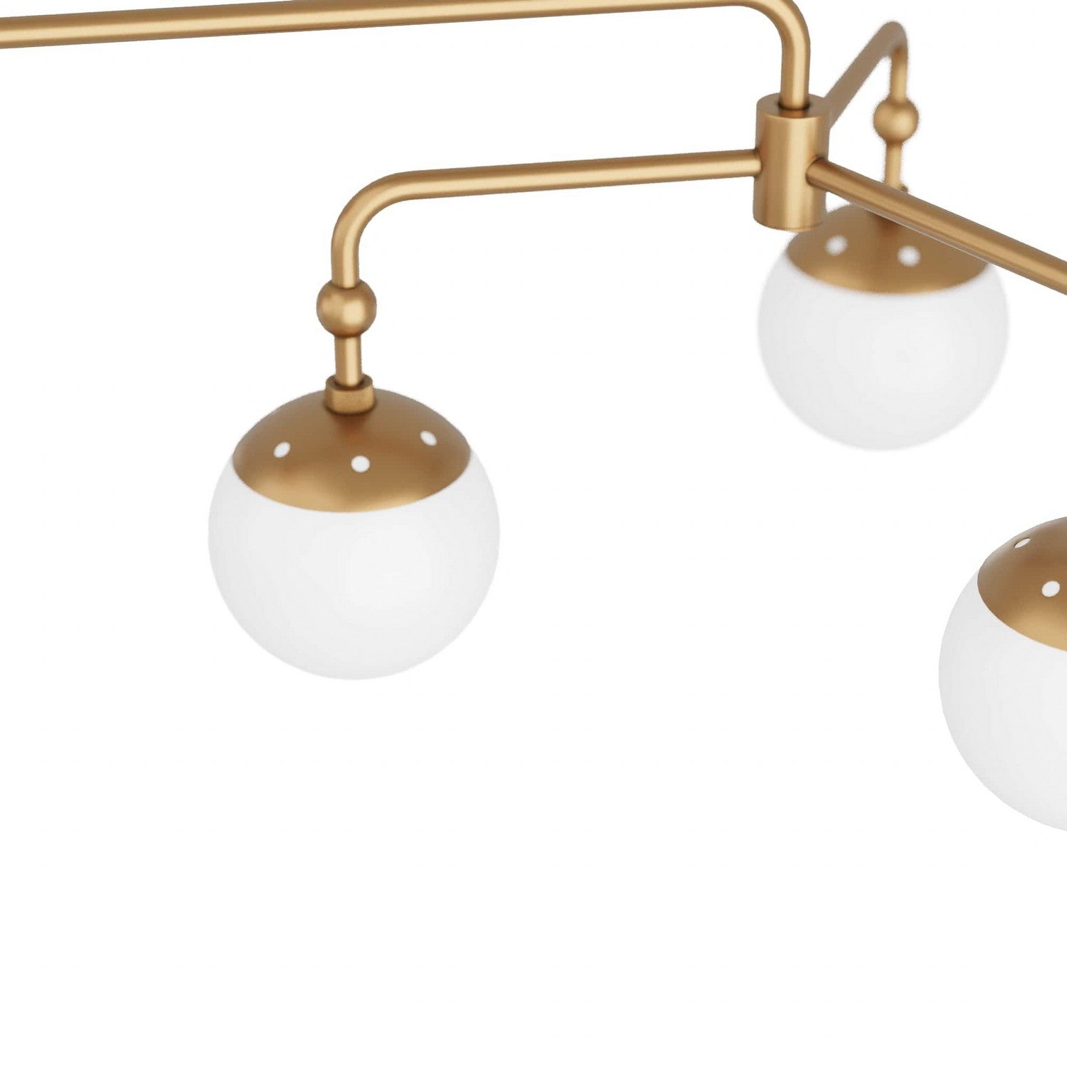Nine Light Chandelier from the Utica collection in Antique Brass finish