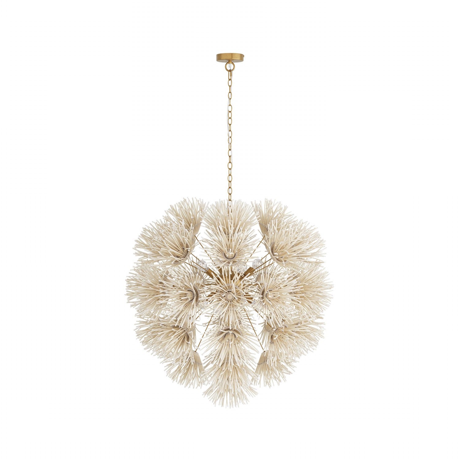Eight Light Chandelier from the Winona collection in Ivory finish