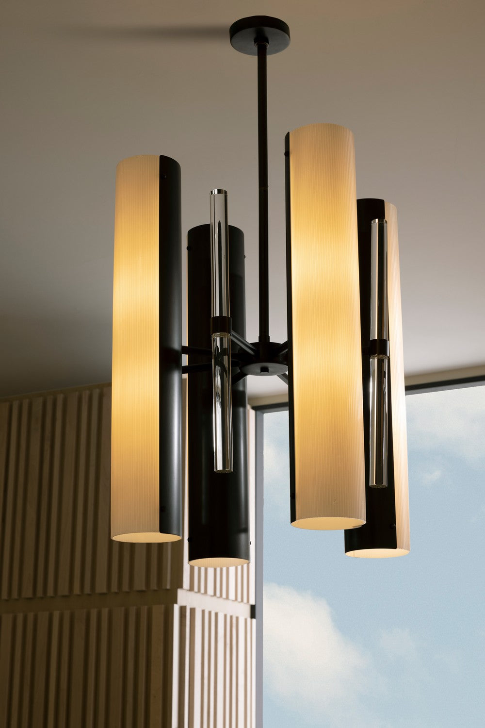 Eight Light Chandelier from the Winslow collection in English Bronze finish