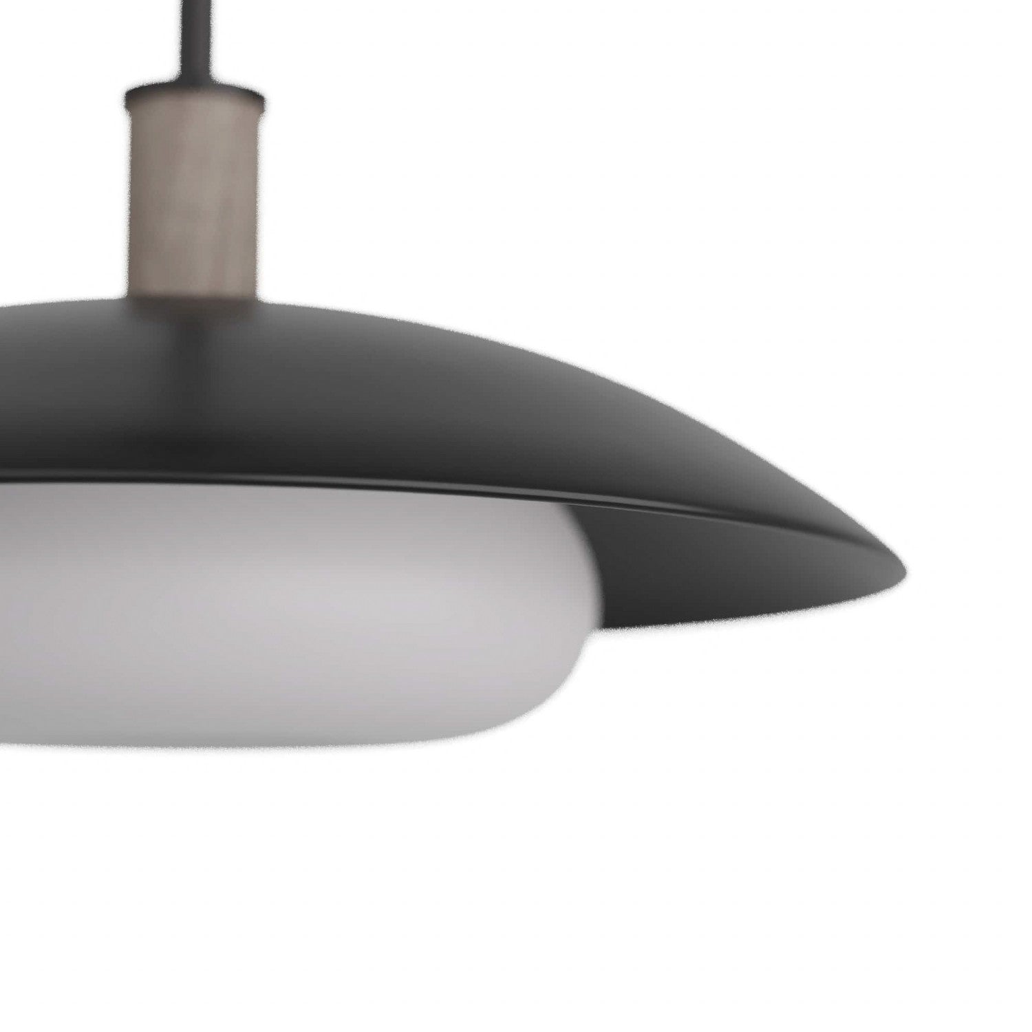 One Light Pendant from the Tobias collection in Blackened Iron finish