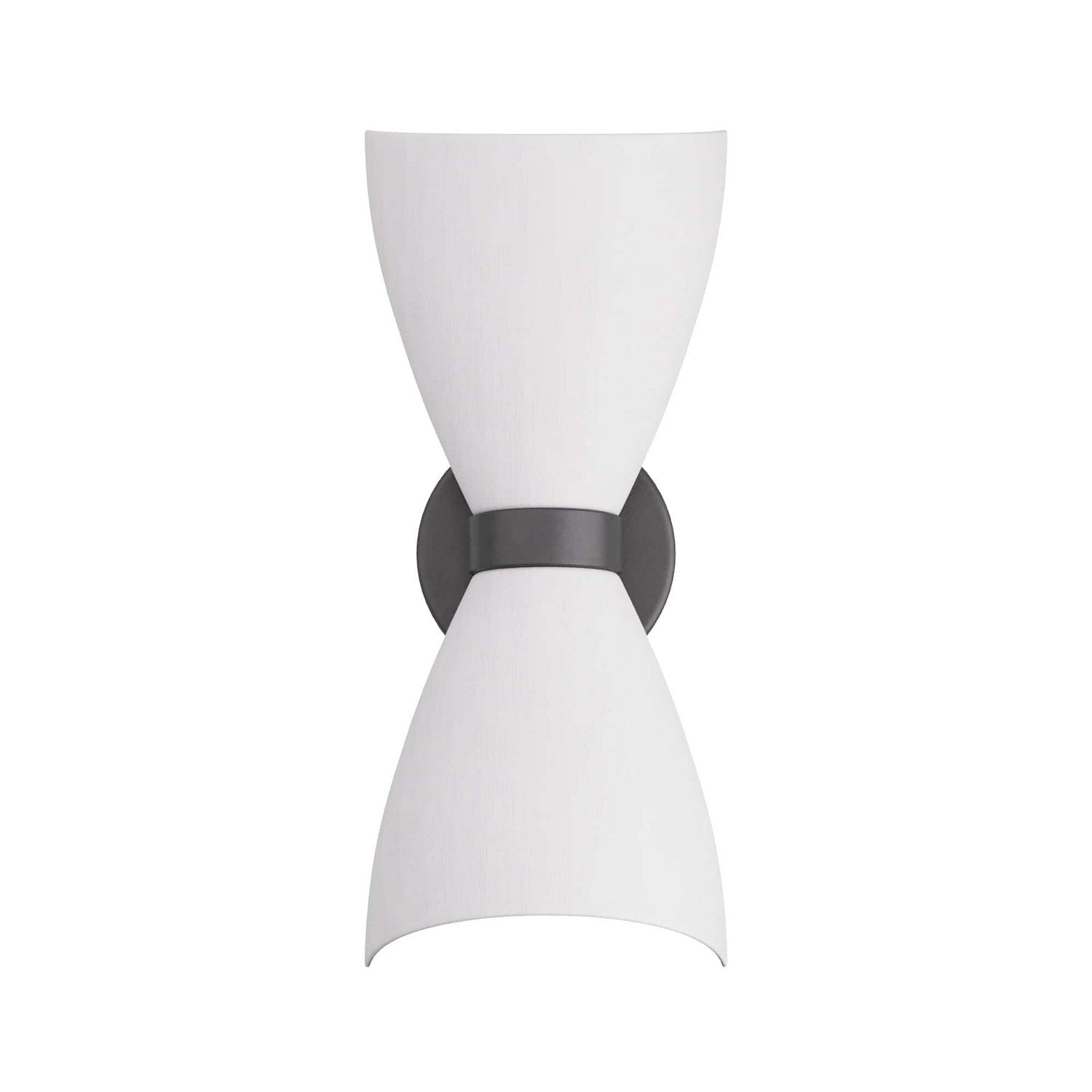 Two Light Wall Sconce from the Toni collection in White Gesso finish