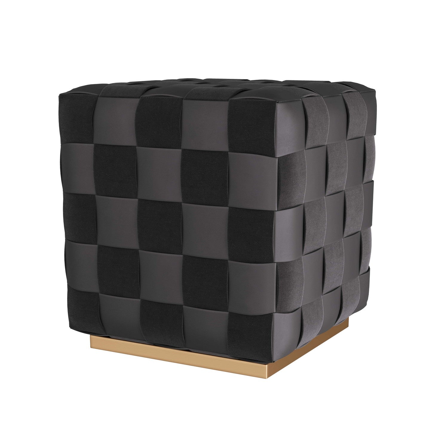 Ottoman from the Winnetka collection in Black finish