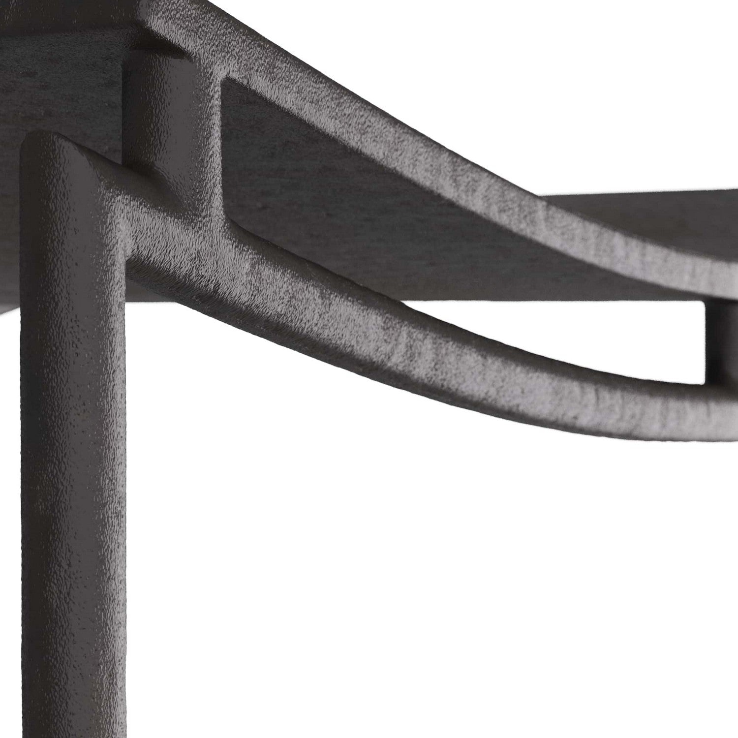 Bar Stool from the Jerome collection in Blackened Iron finish
