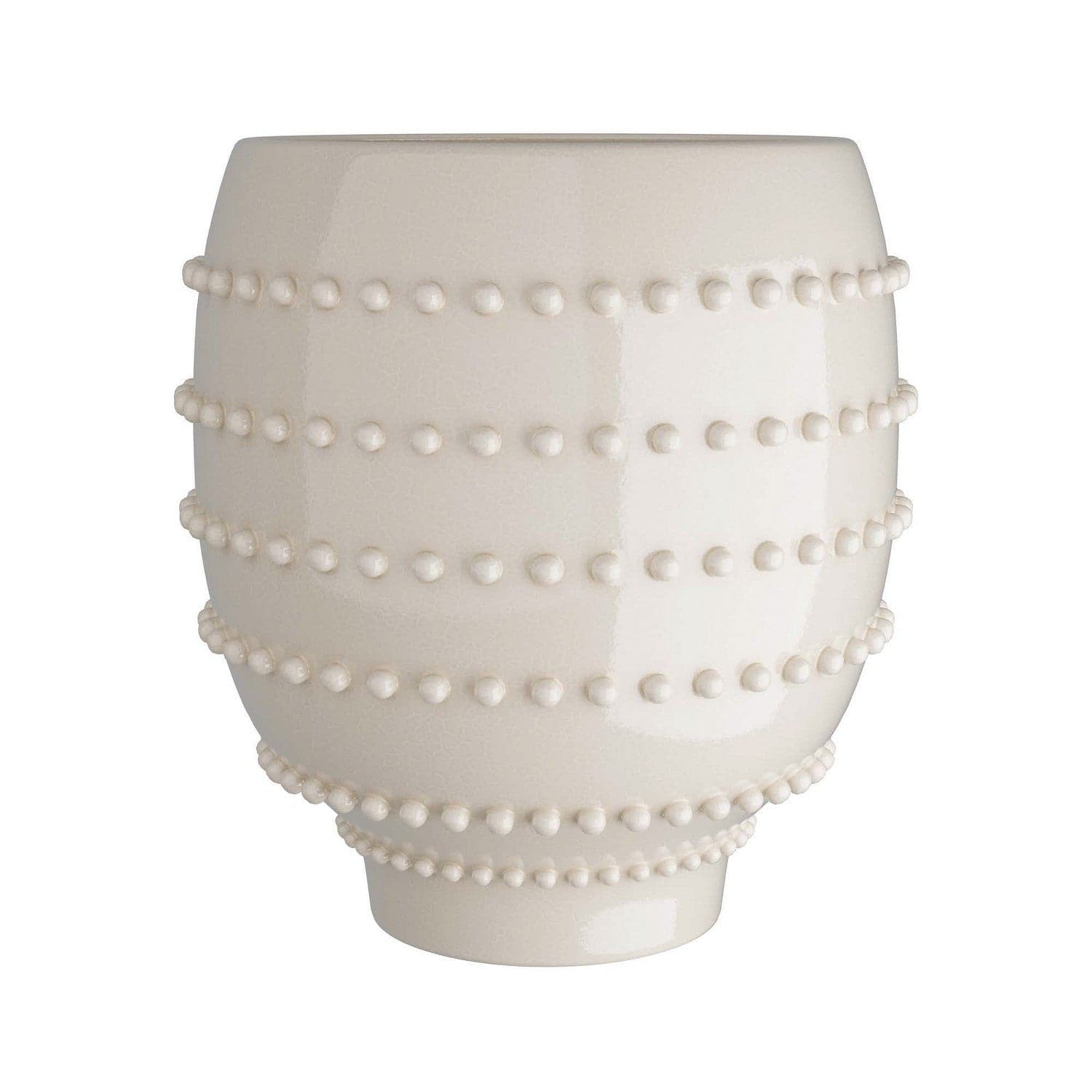 Vase from the Spitzy collection in Ivory finish