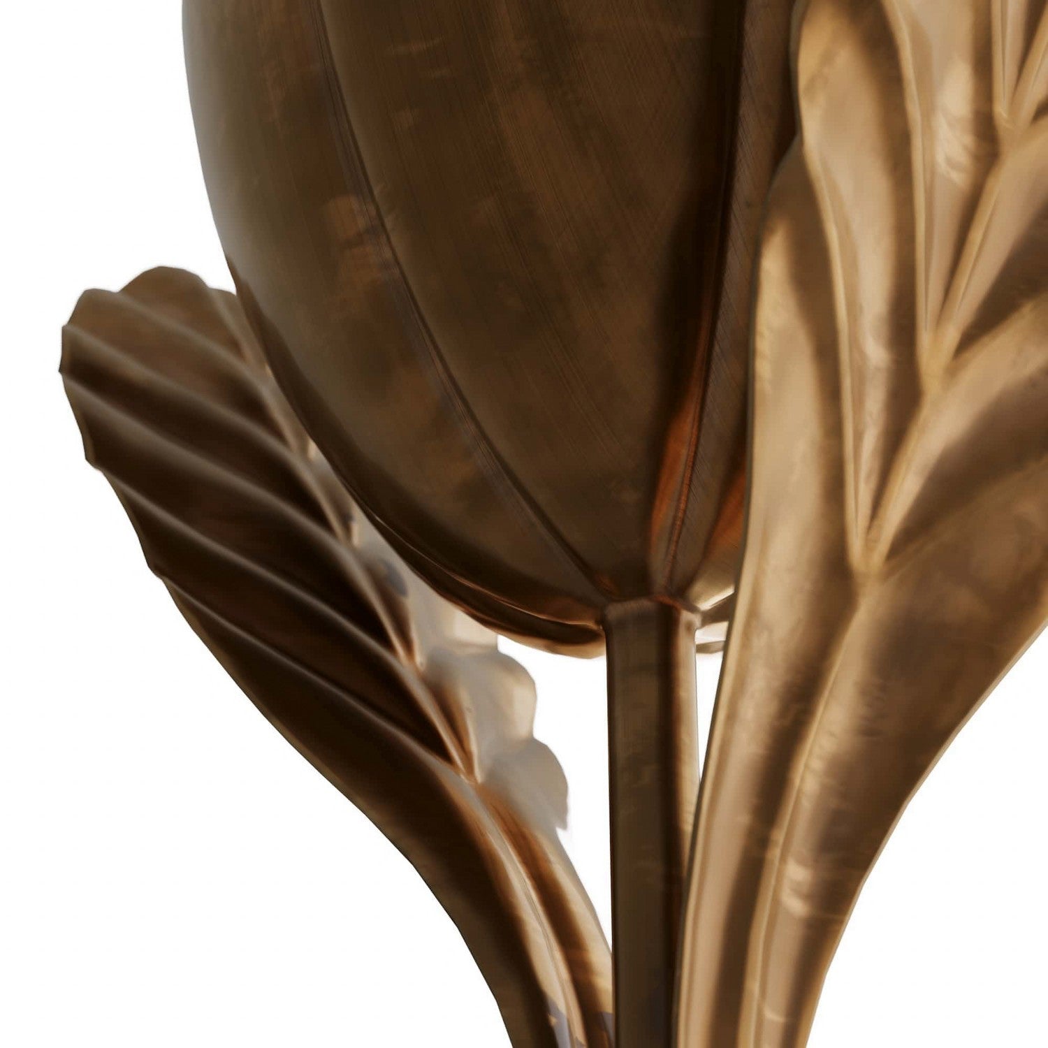 Sculpture from the Pitaya collection in Vintage Brass finish
