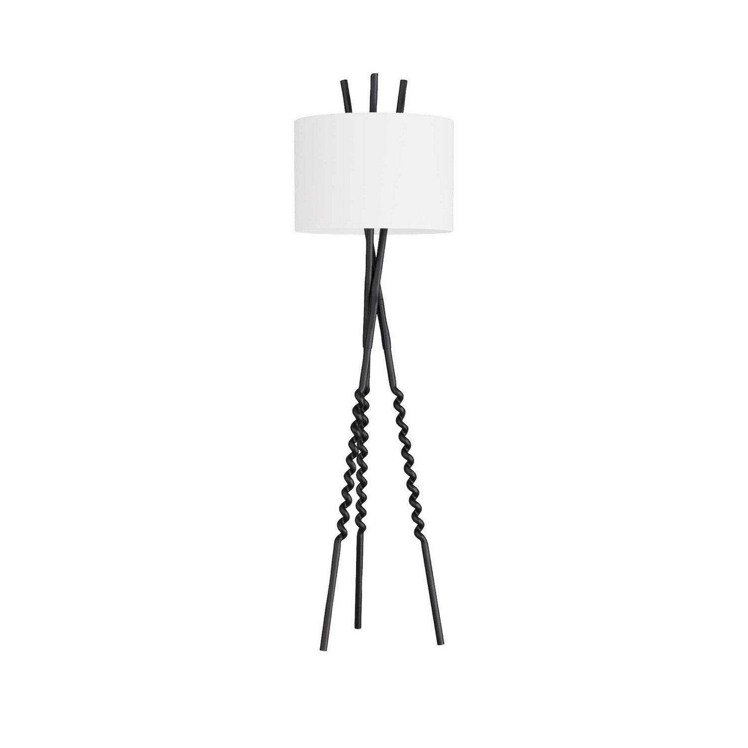 One Light Floor Lamp from the Shepherd's collection in Blackened Bronze finish