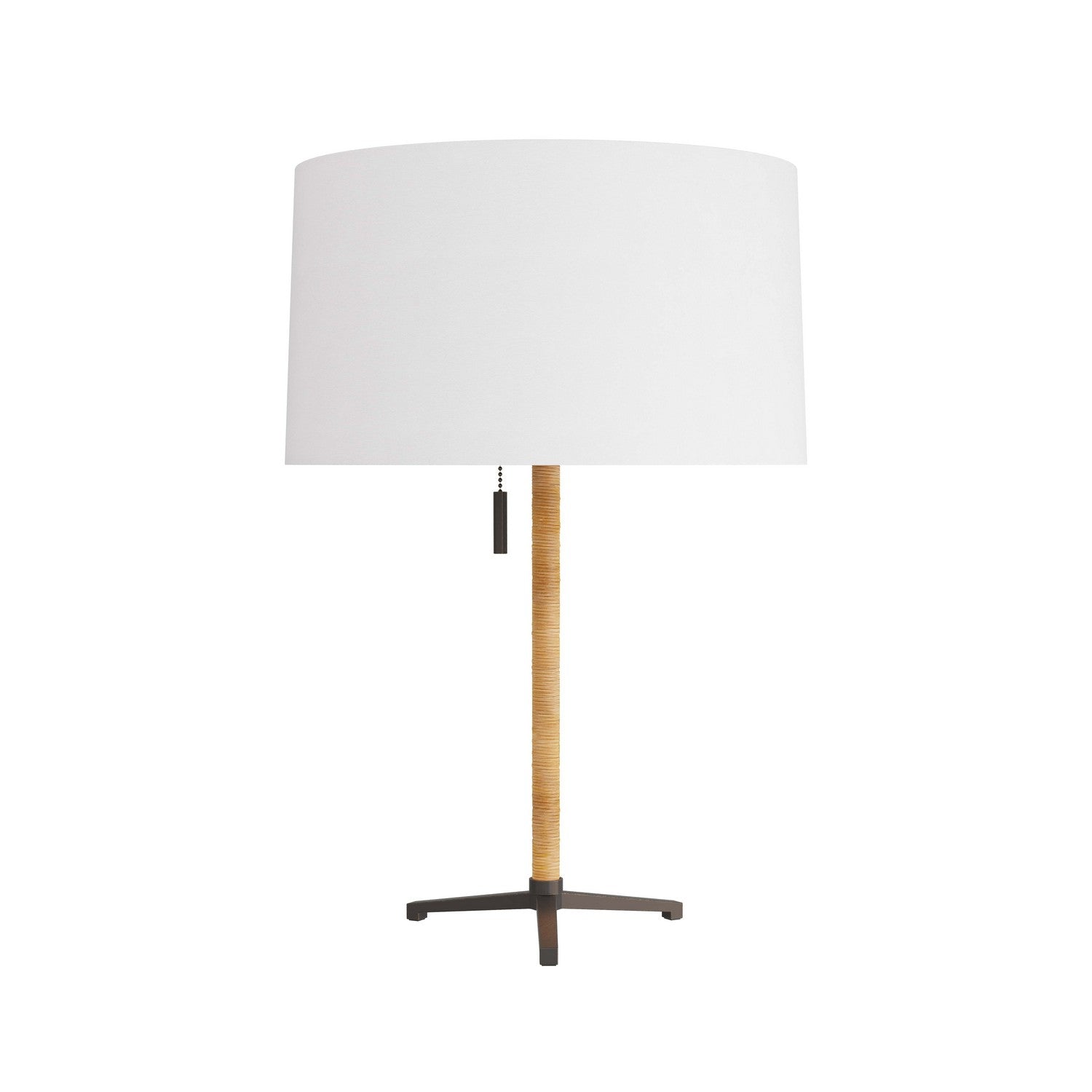 Two Light Table Lamp from the Valerie collection in Natural finish