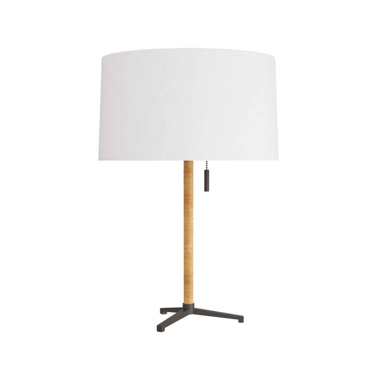 Two Light Table Lamp from the Valerie collection in Natural finish