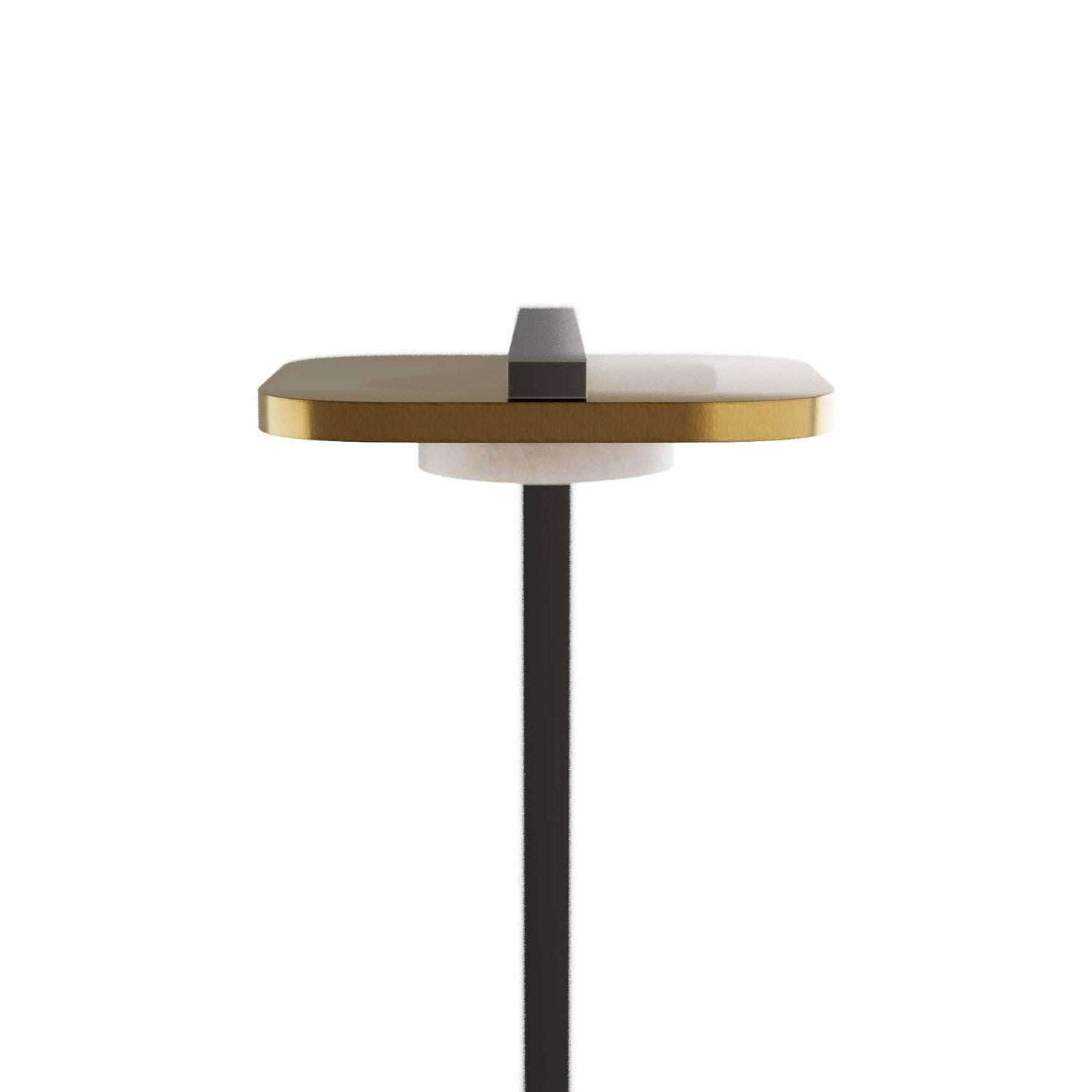 LED Floor Lamp from the Trebeck collection in Antique Brass finish