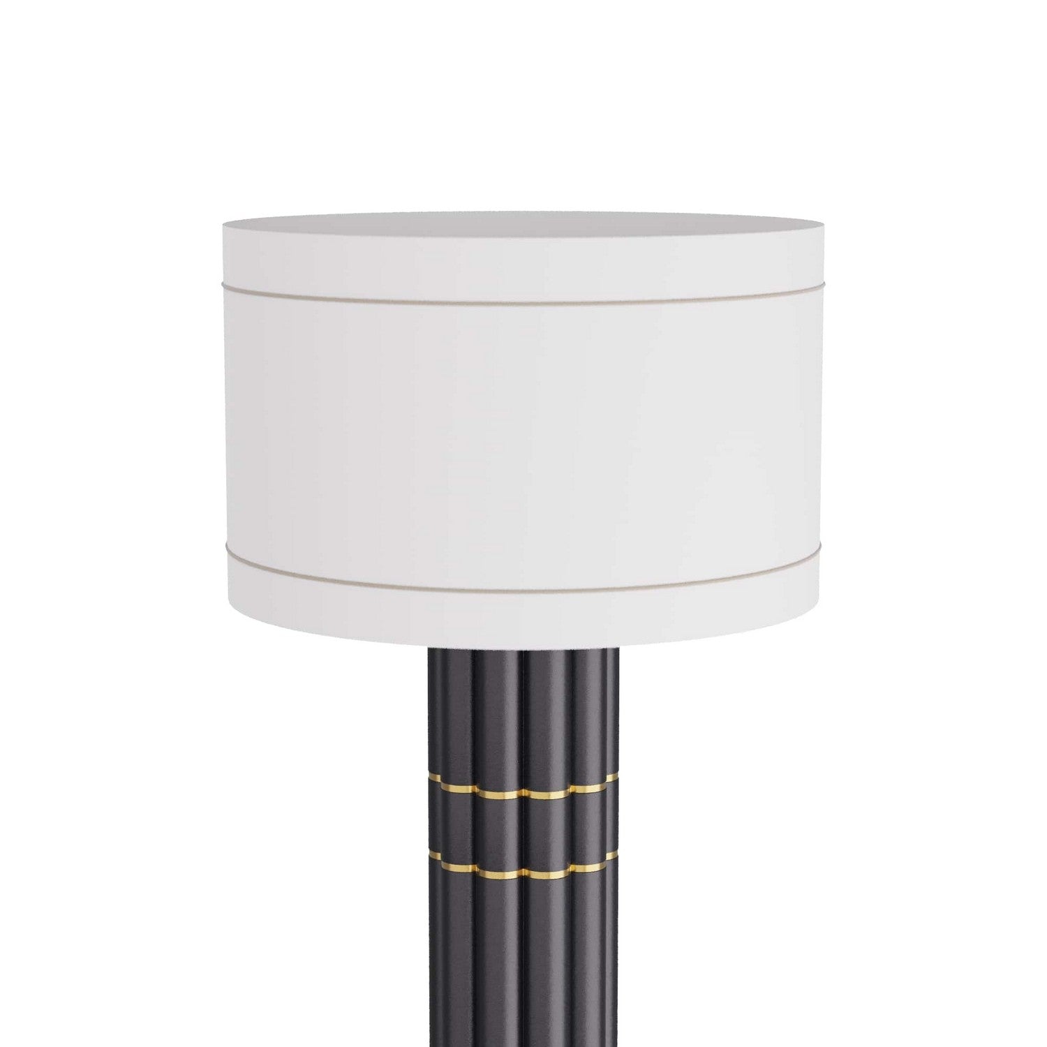One Light Floor Lamp from the Warner collection in Black finish