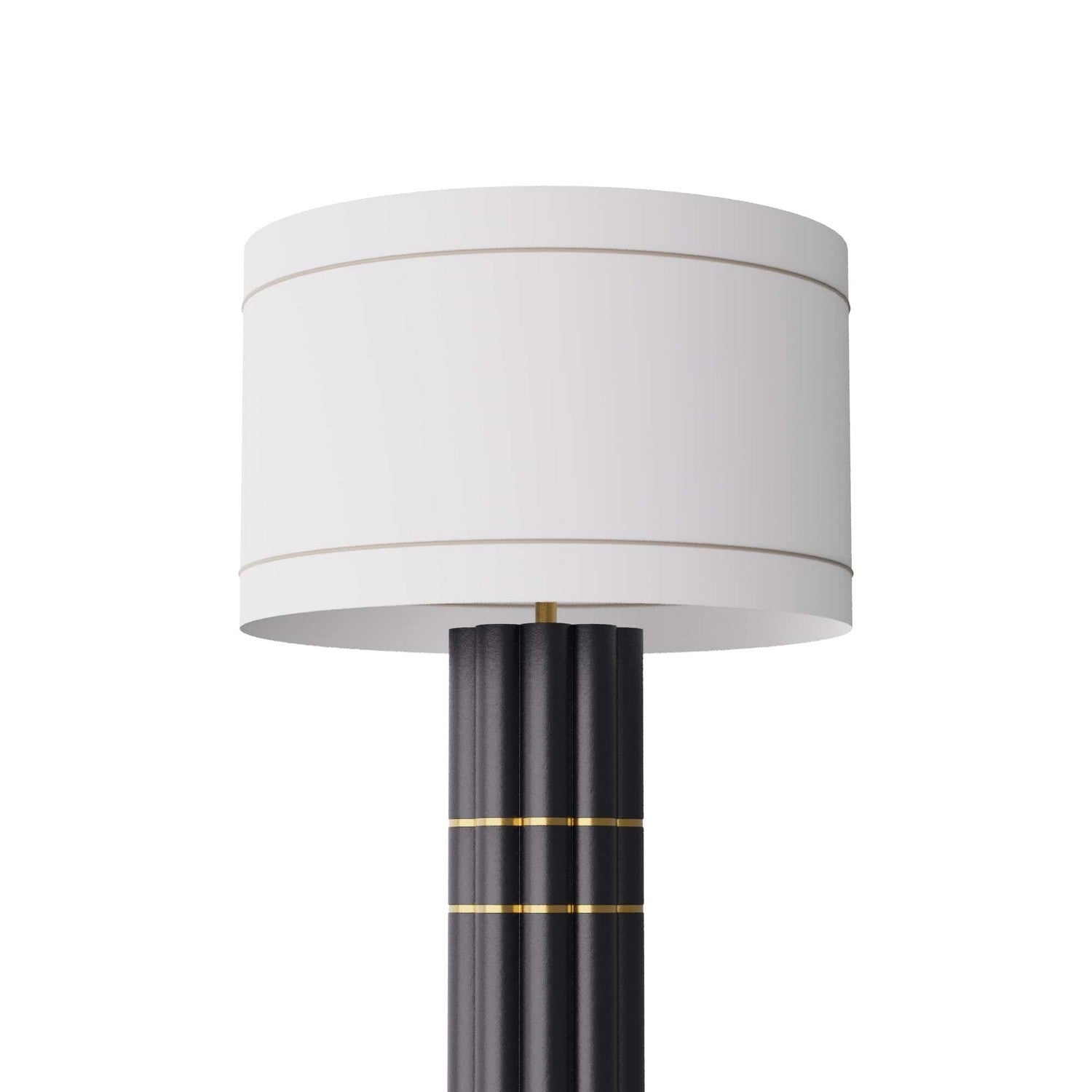 One Light Floor Lamp from the Warner collection in Black finish