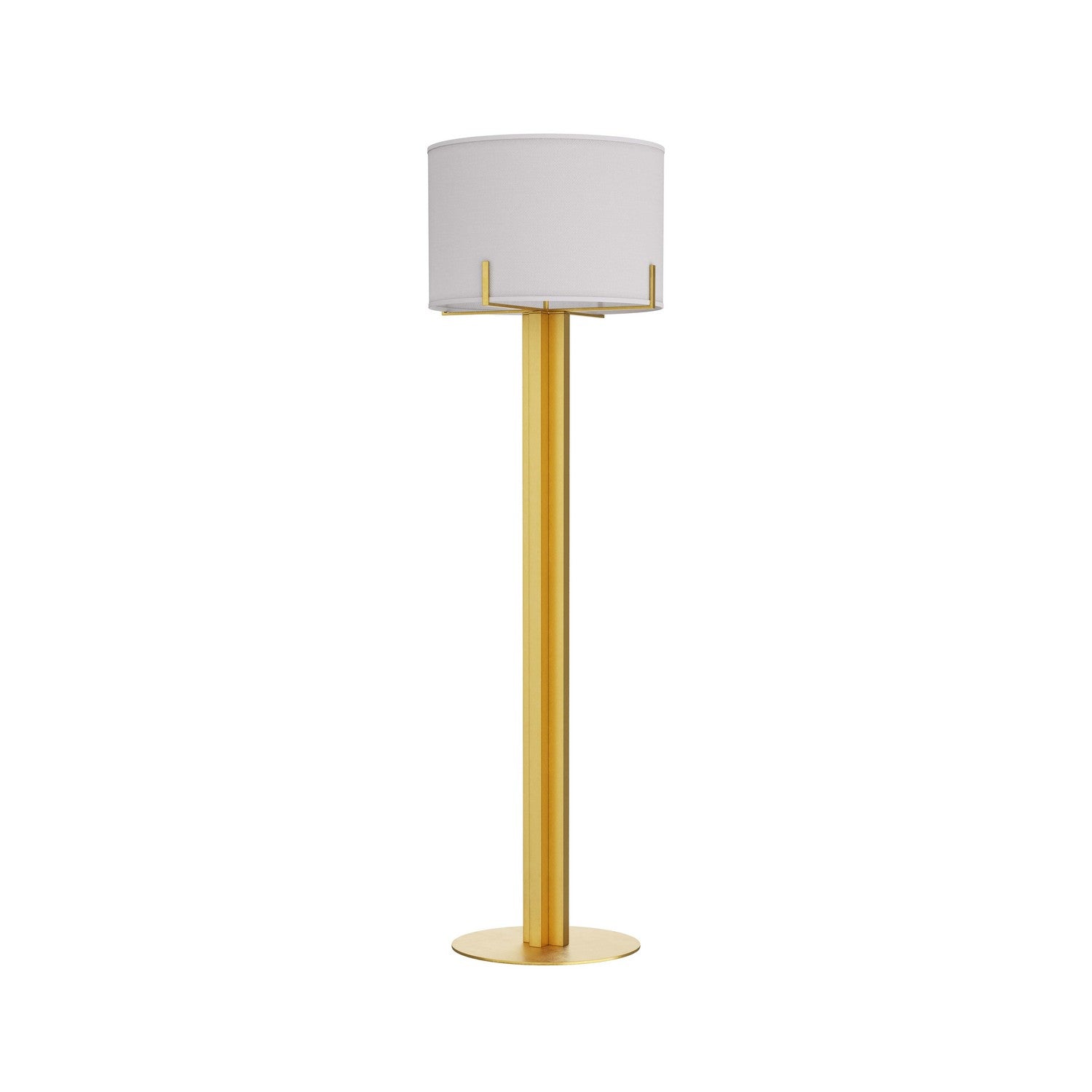 One Light Floor Lamp from the Valiant collection in Antique Brass finish