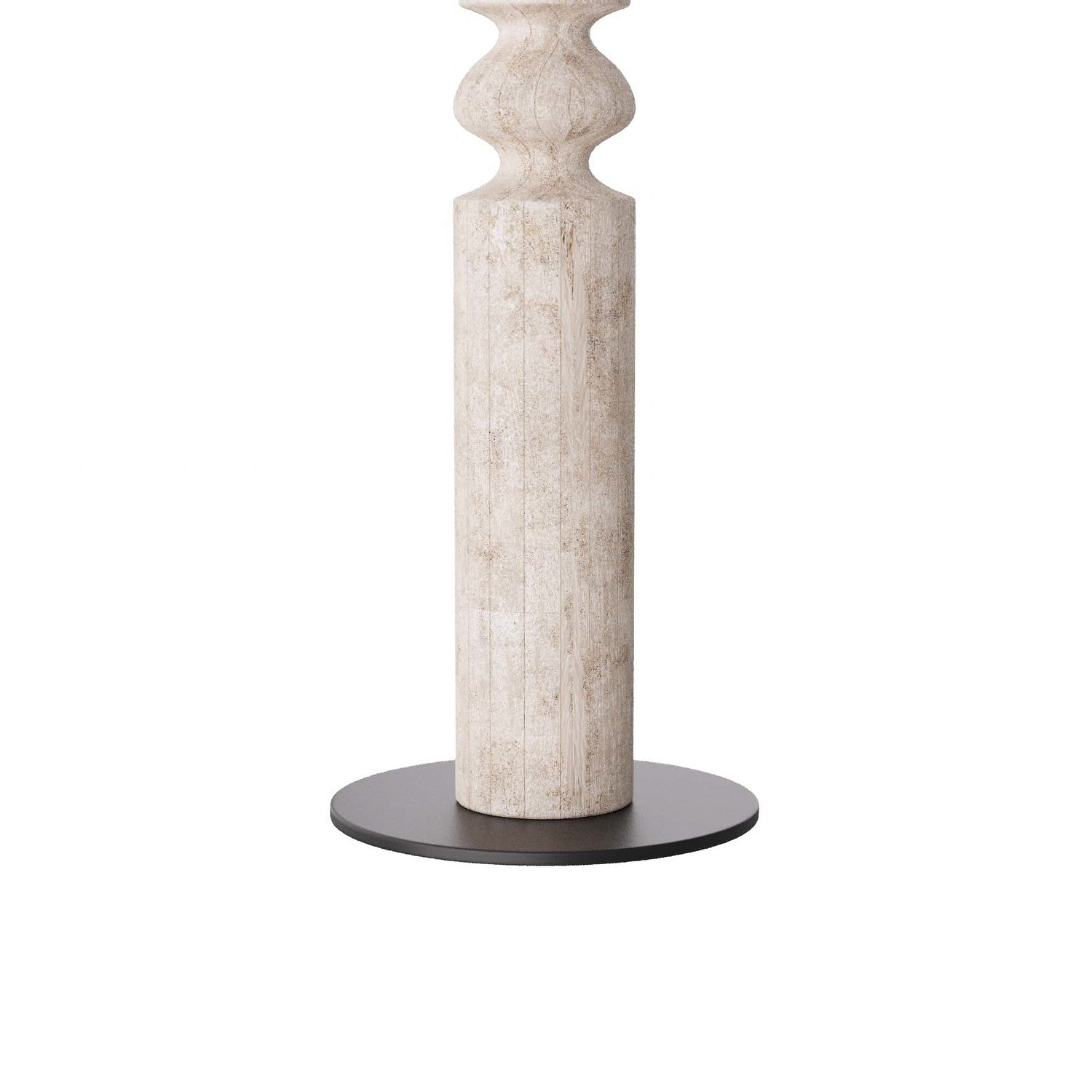 One Light Floor Lamp from the Woodrow collection in Limewash finish