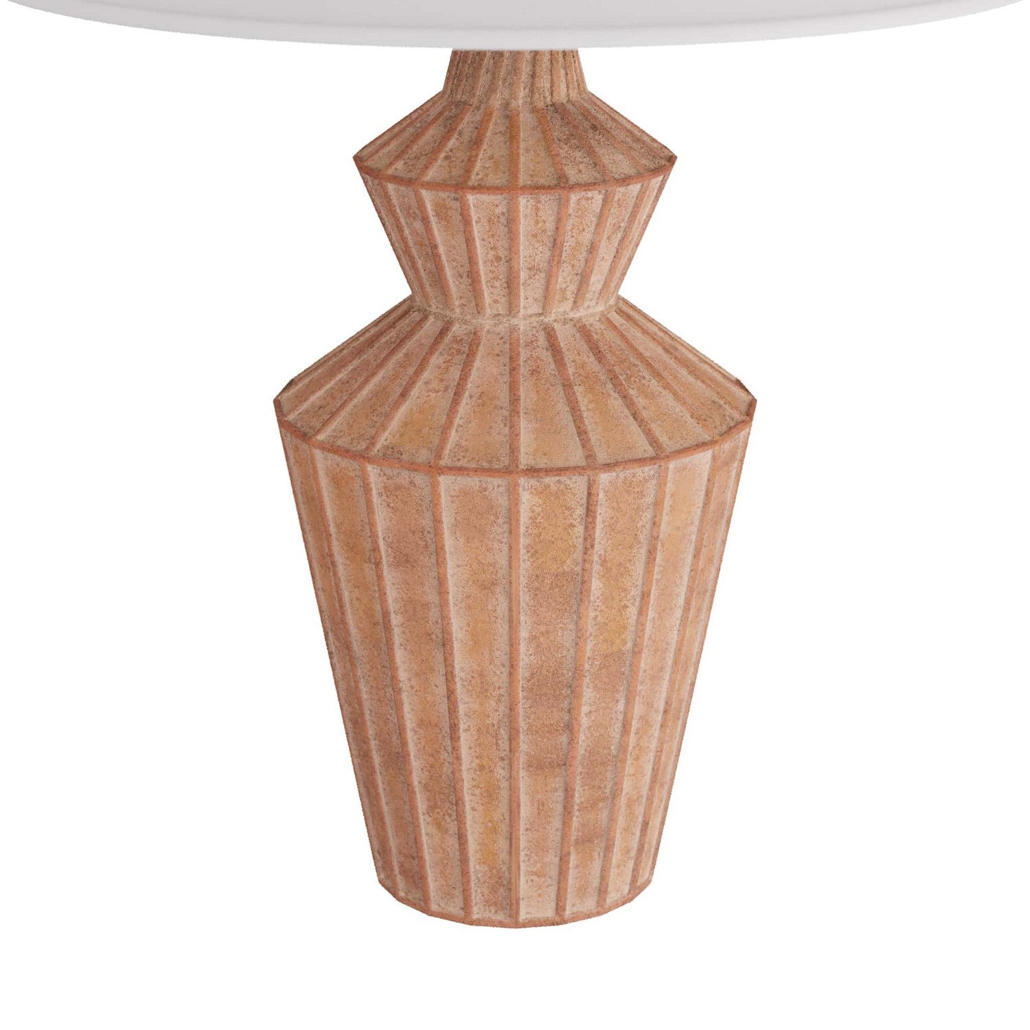 One Light Table Lamp from the Wren collection in White Wash Terracotta finish
