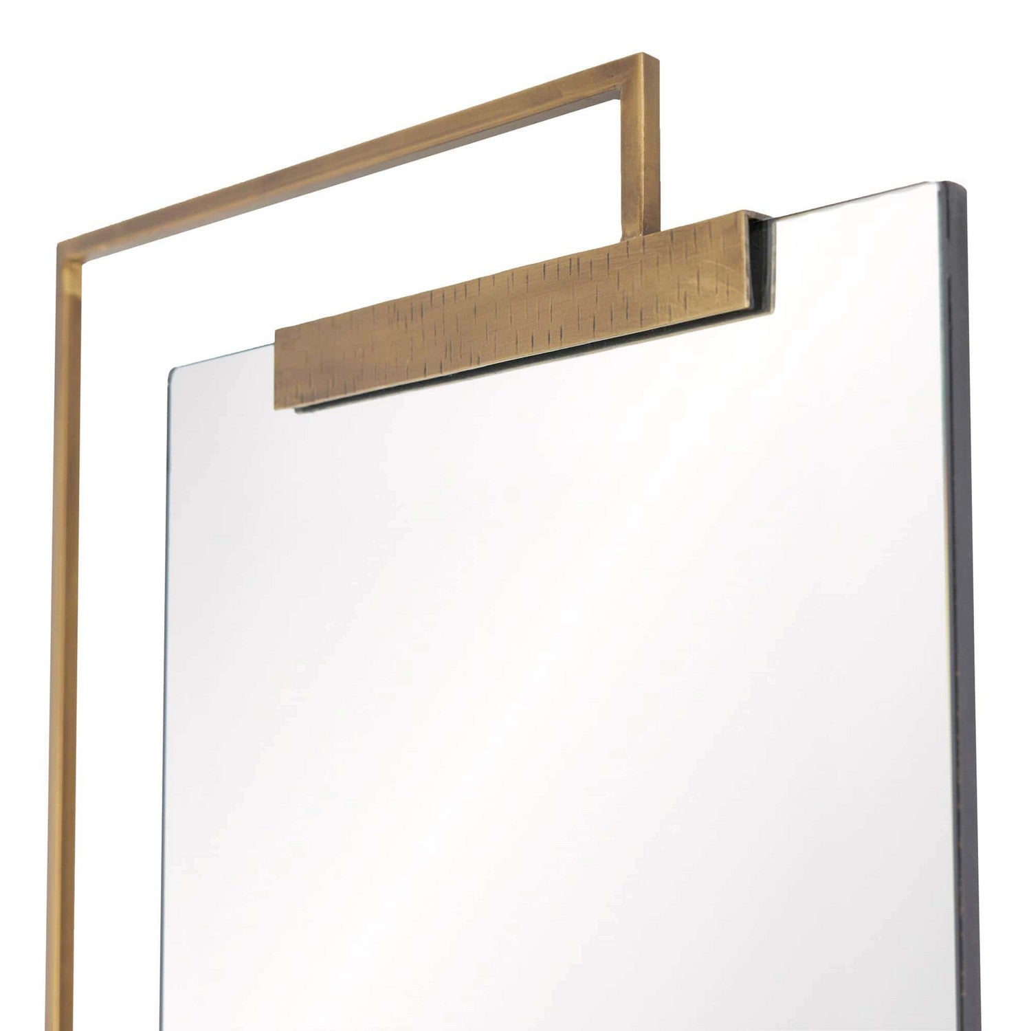 Mirror from the Princeton collection in Antique Brass finish