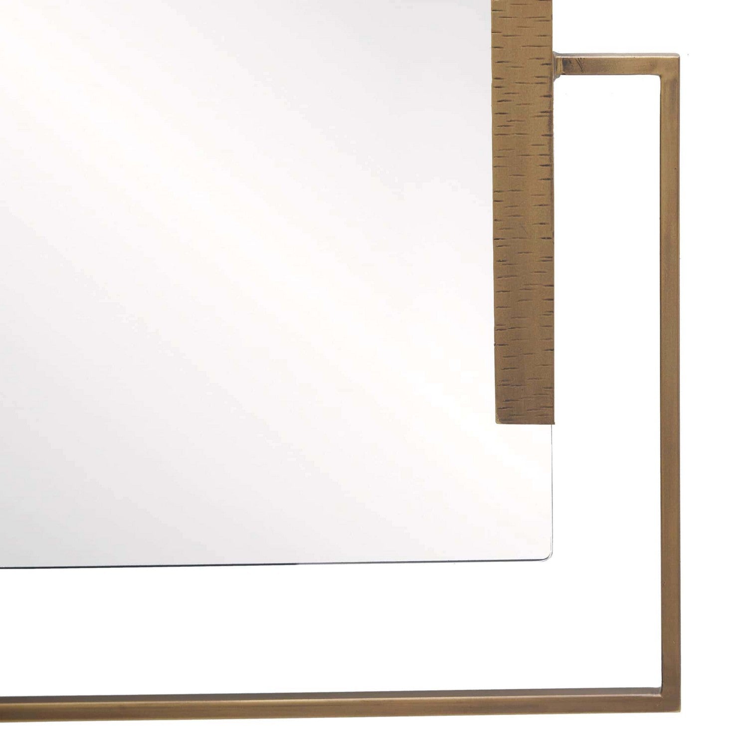 Mirror from the Princeton collection in Antique Brass finish