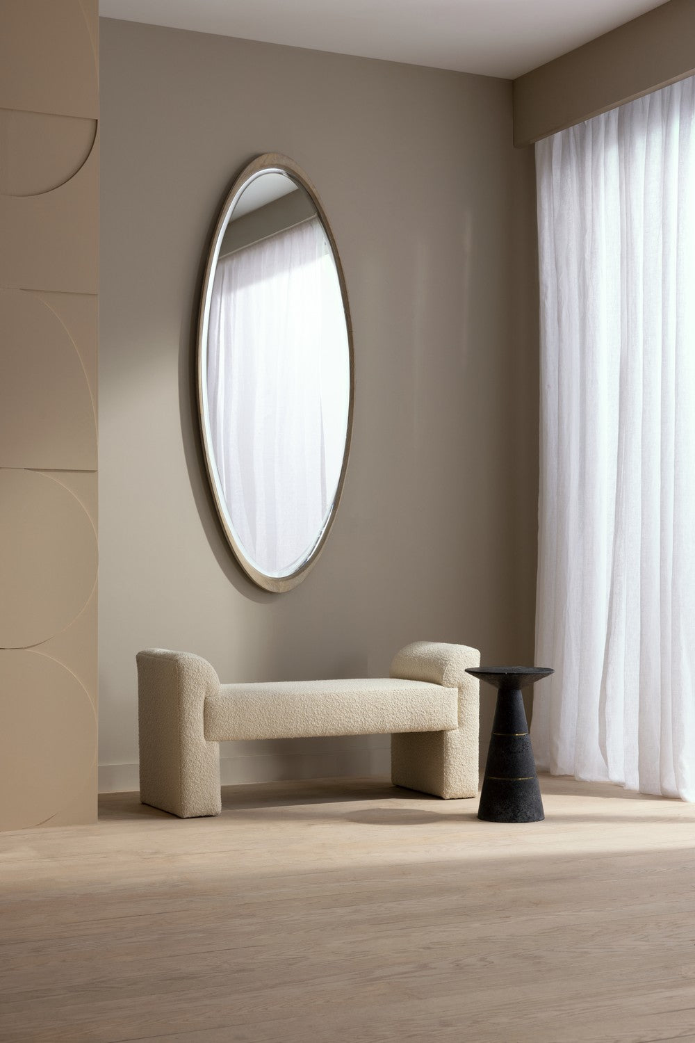 Mirror from the Wilmington collection in Limewash finish