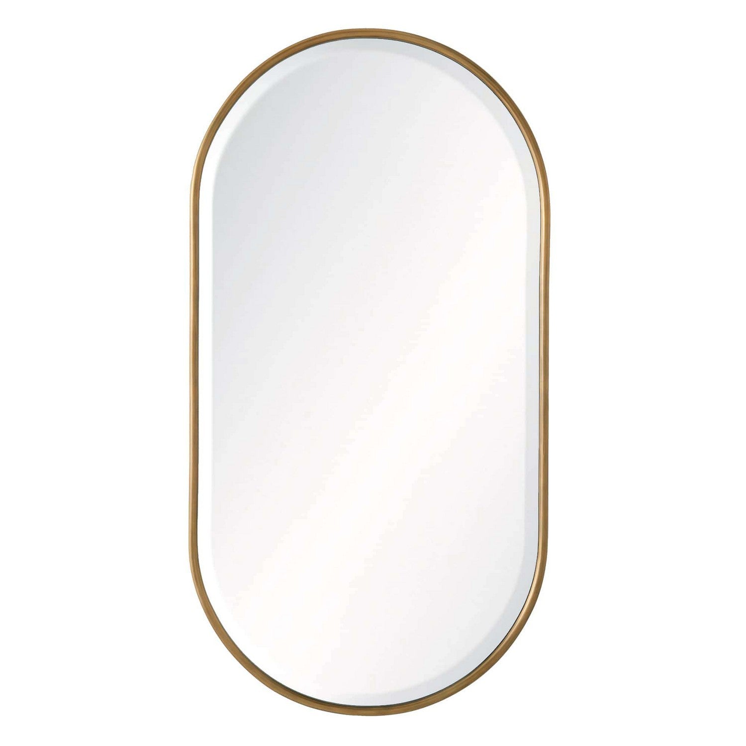 Mirror from the Vaquero collection in Antique Brass finish